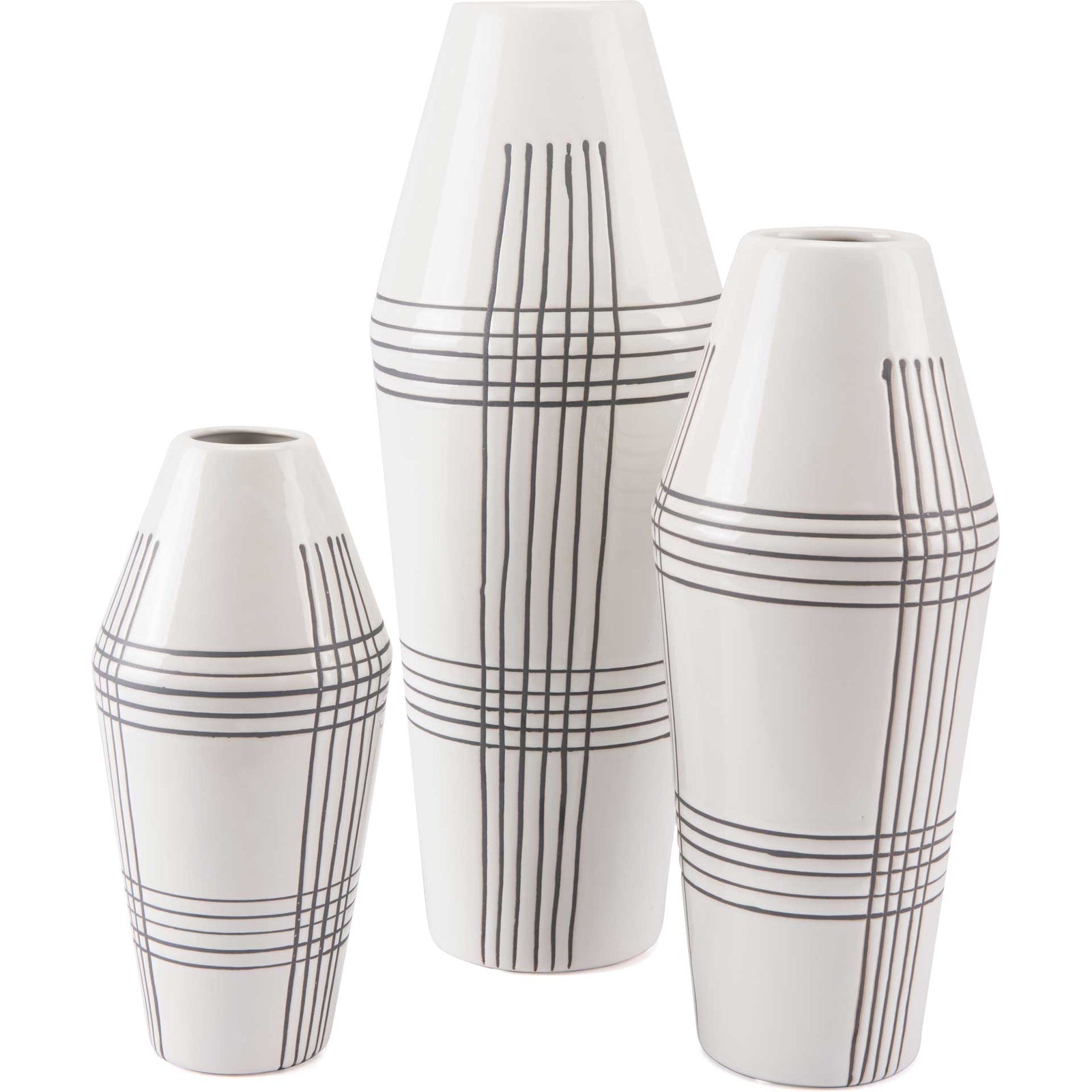 Ona Vase White/Black