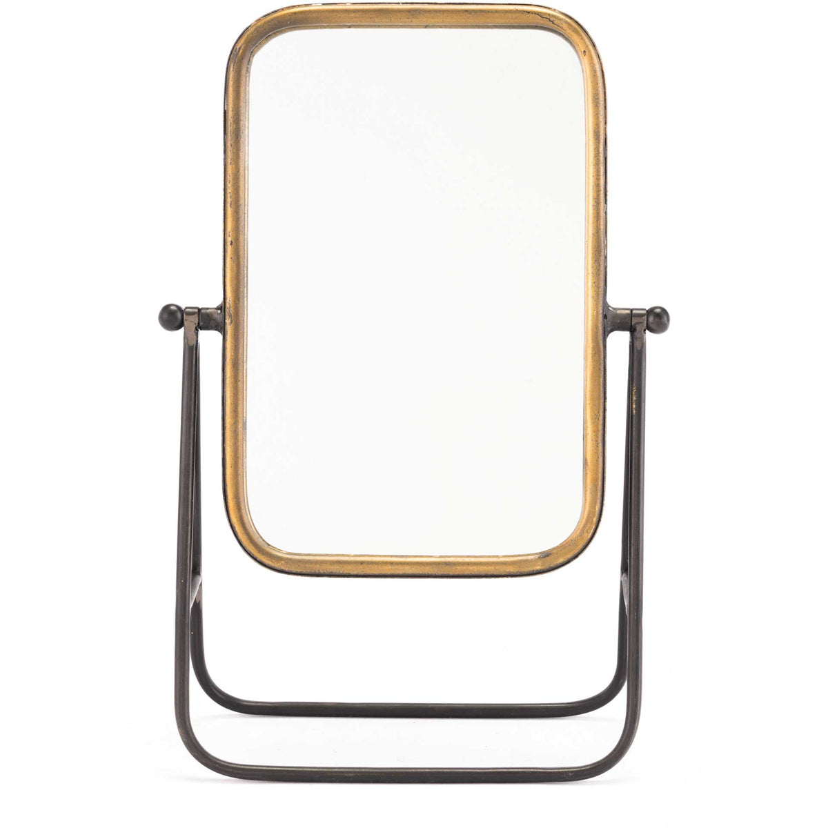 Antique Stand Mirror Gold