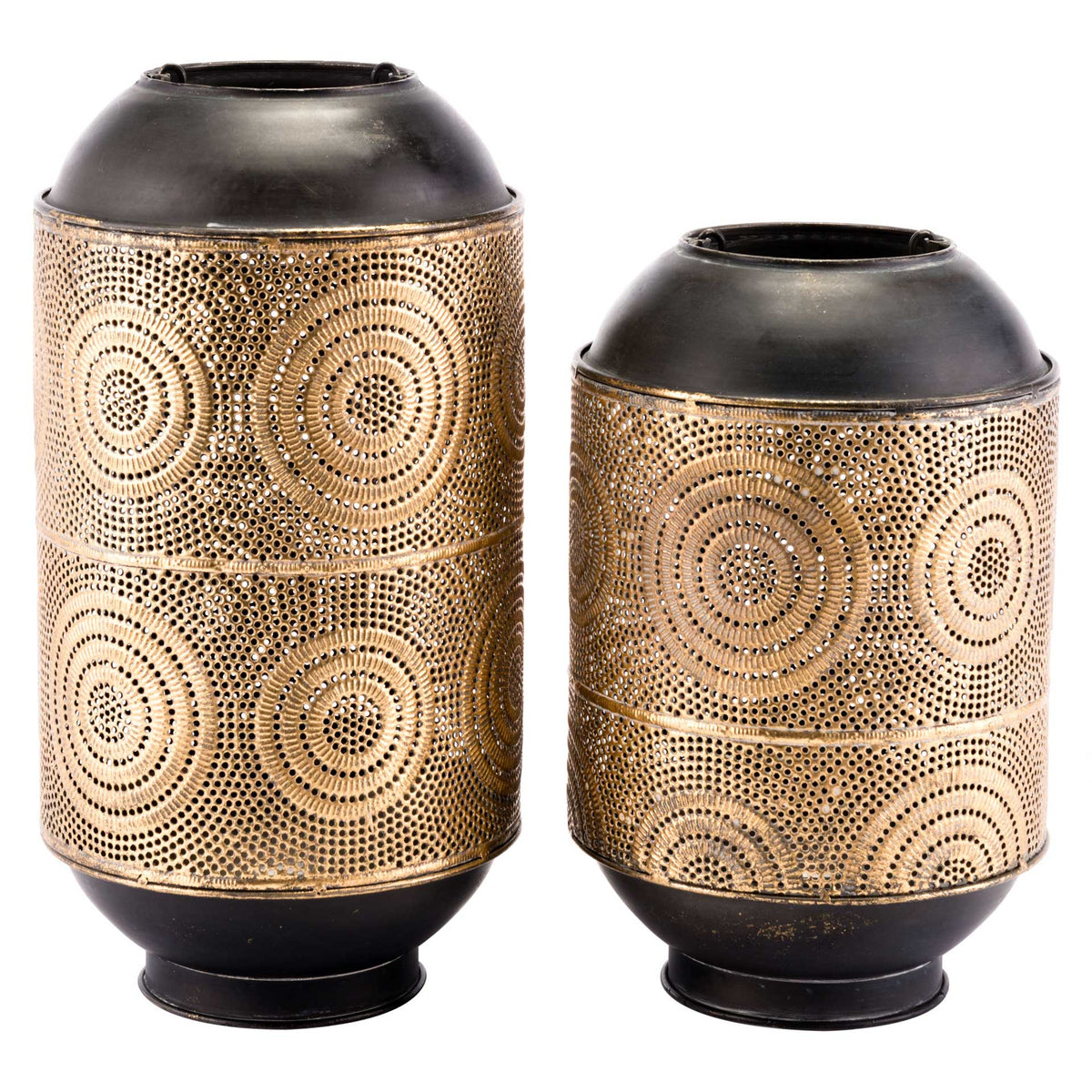 Espiral Candle Holder Antique Gold