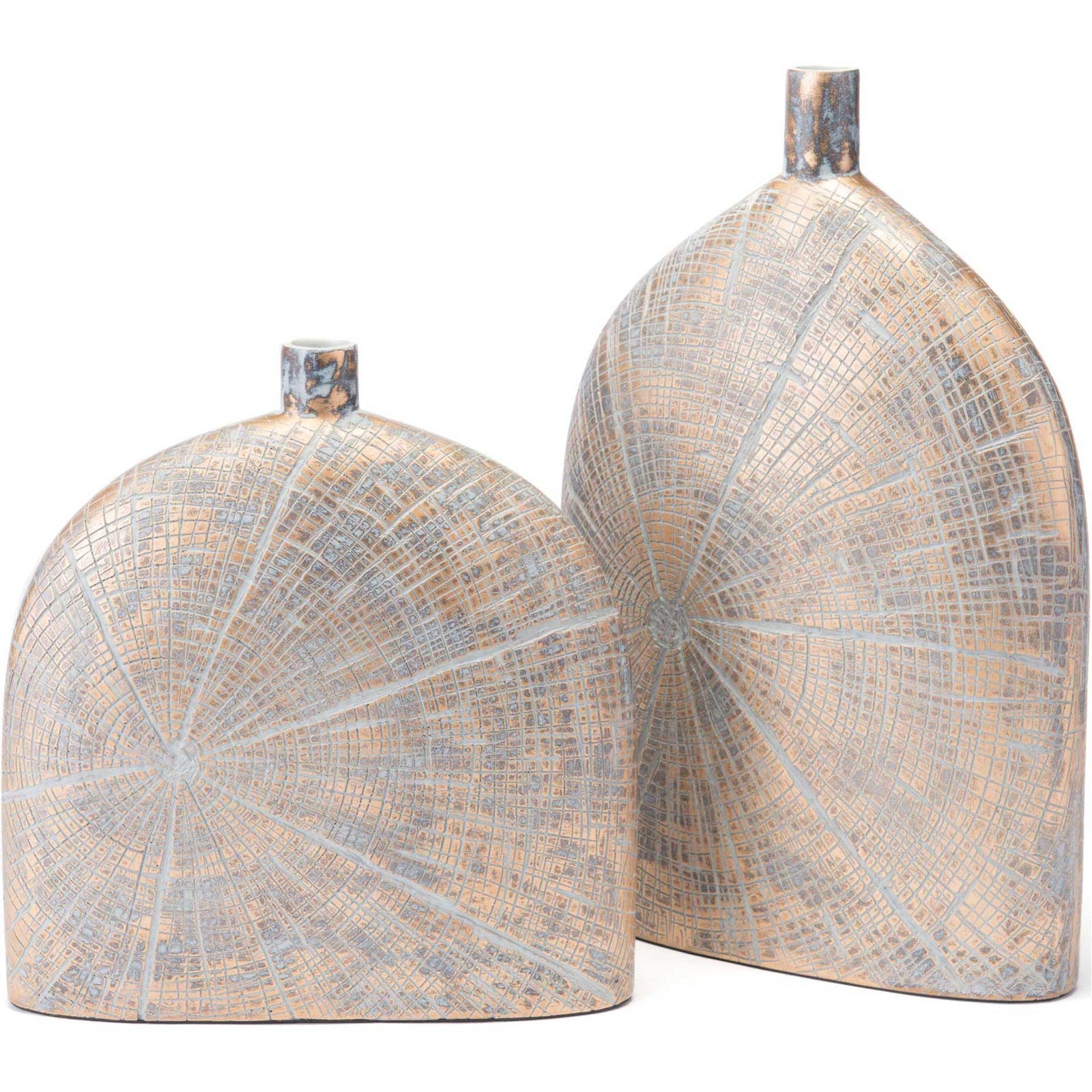 Solar Vase Antique Gold