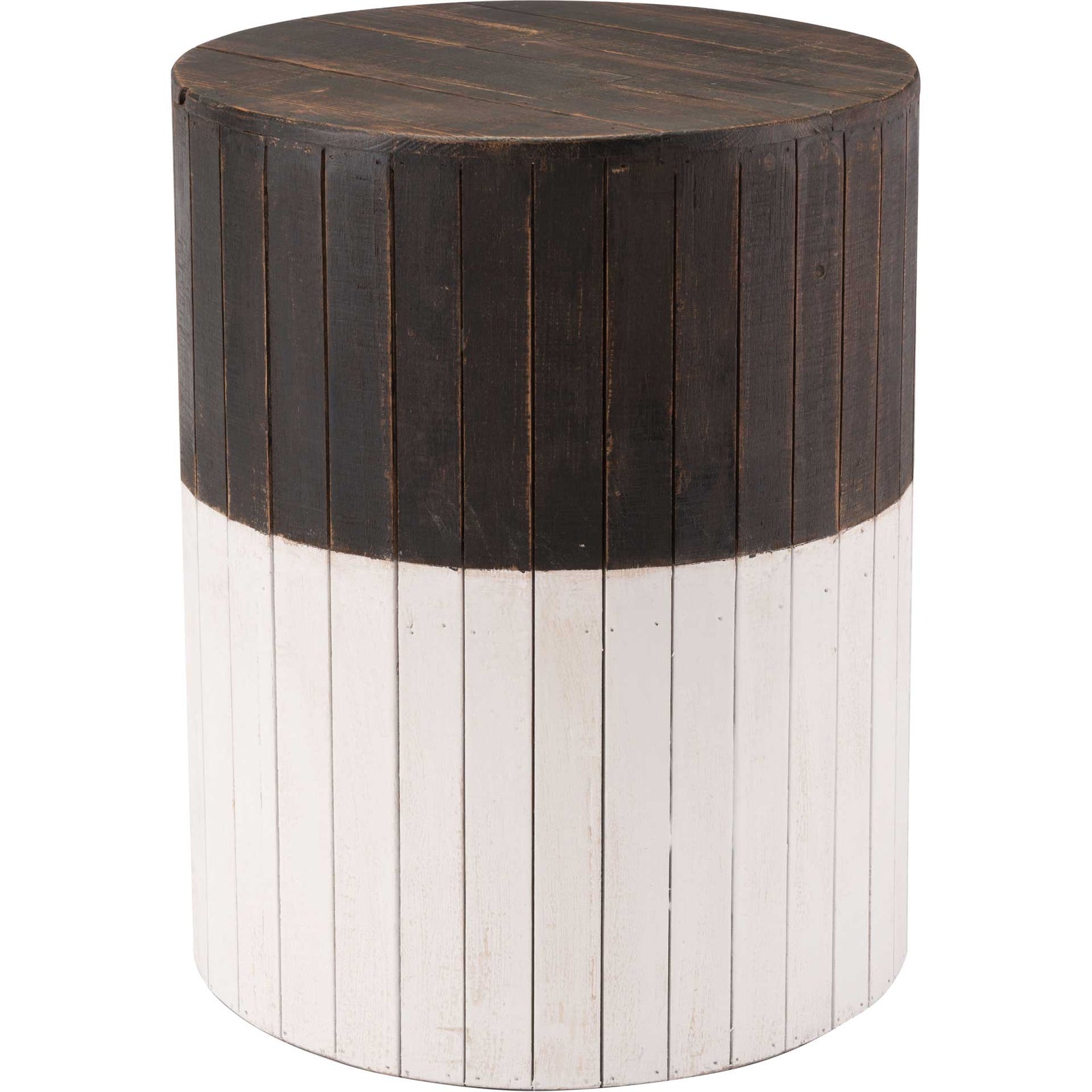 Harbor Round Seat Brown/White