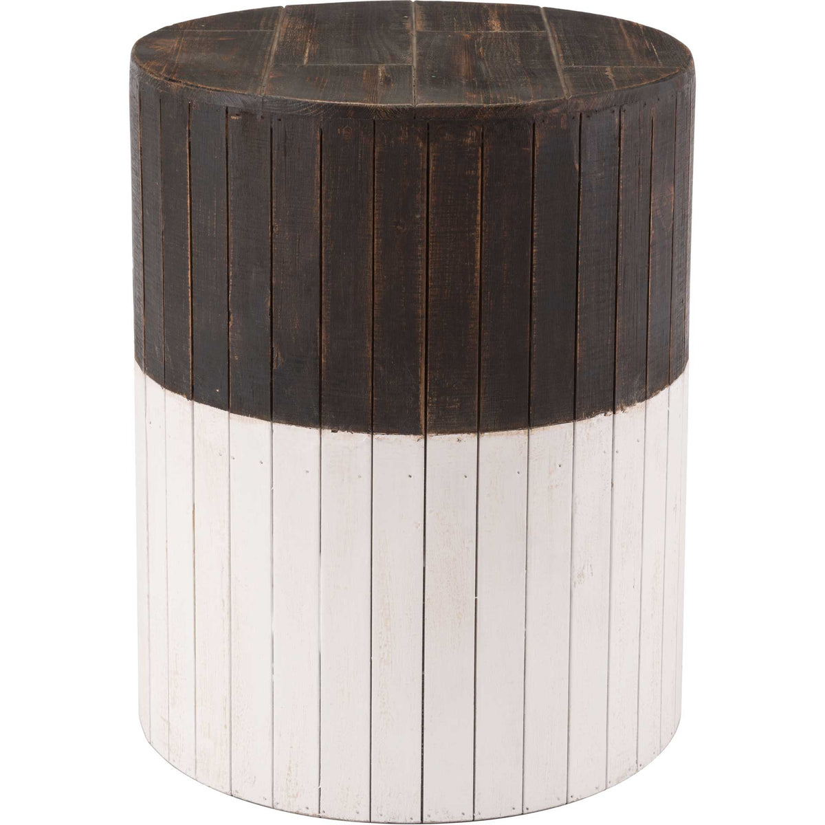 Harbor Round Seat Brown/White