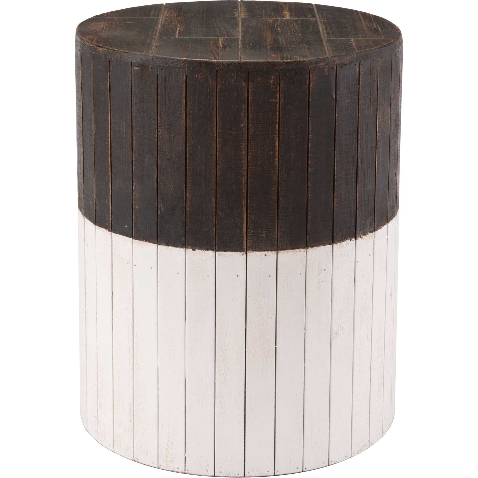 Harbor Round Seat Brown/White