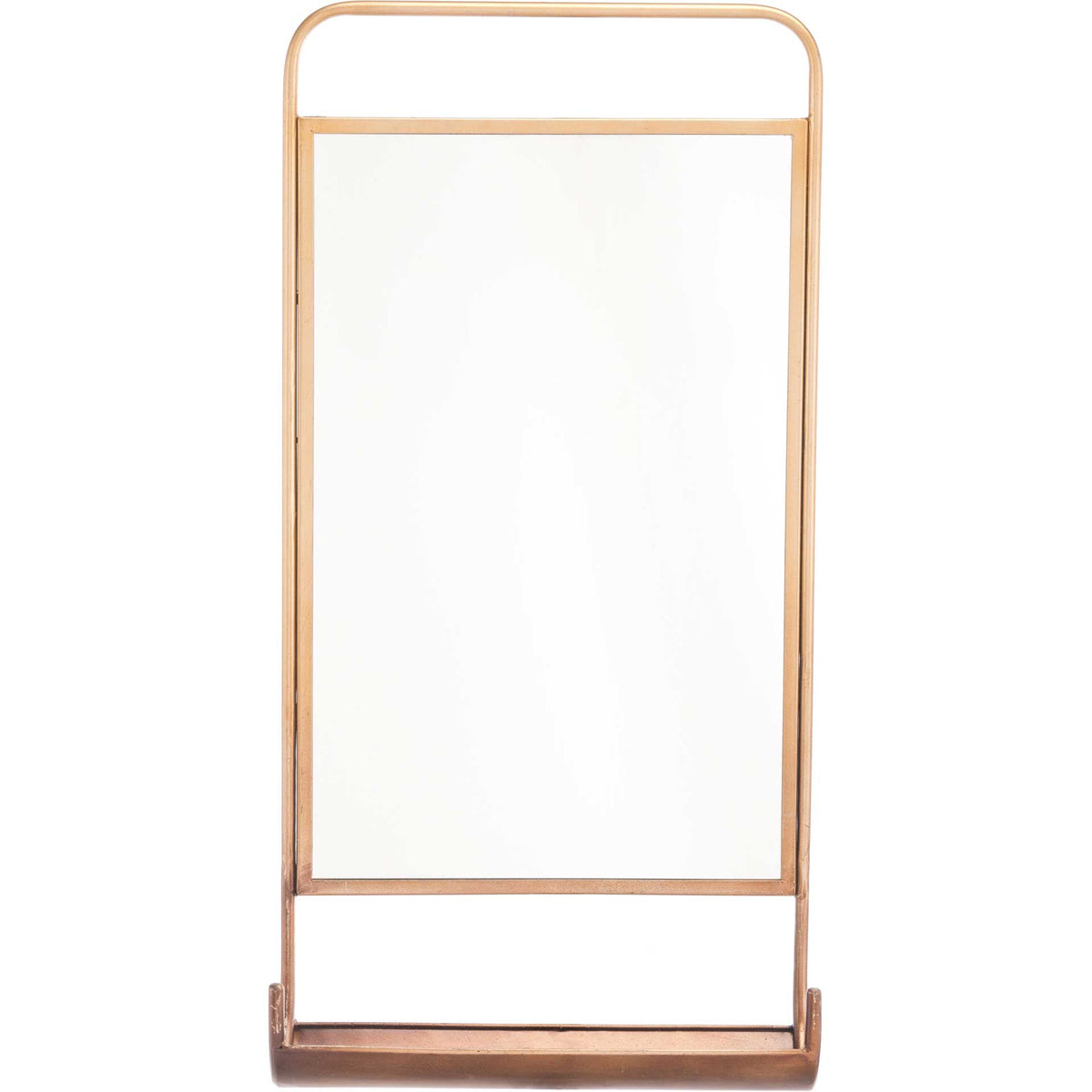 Organizer Shelf Mirror Gold