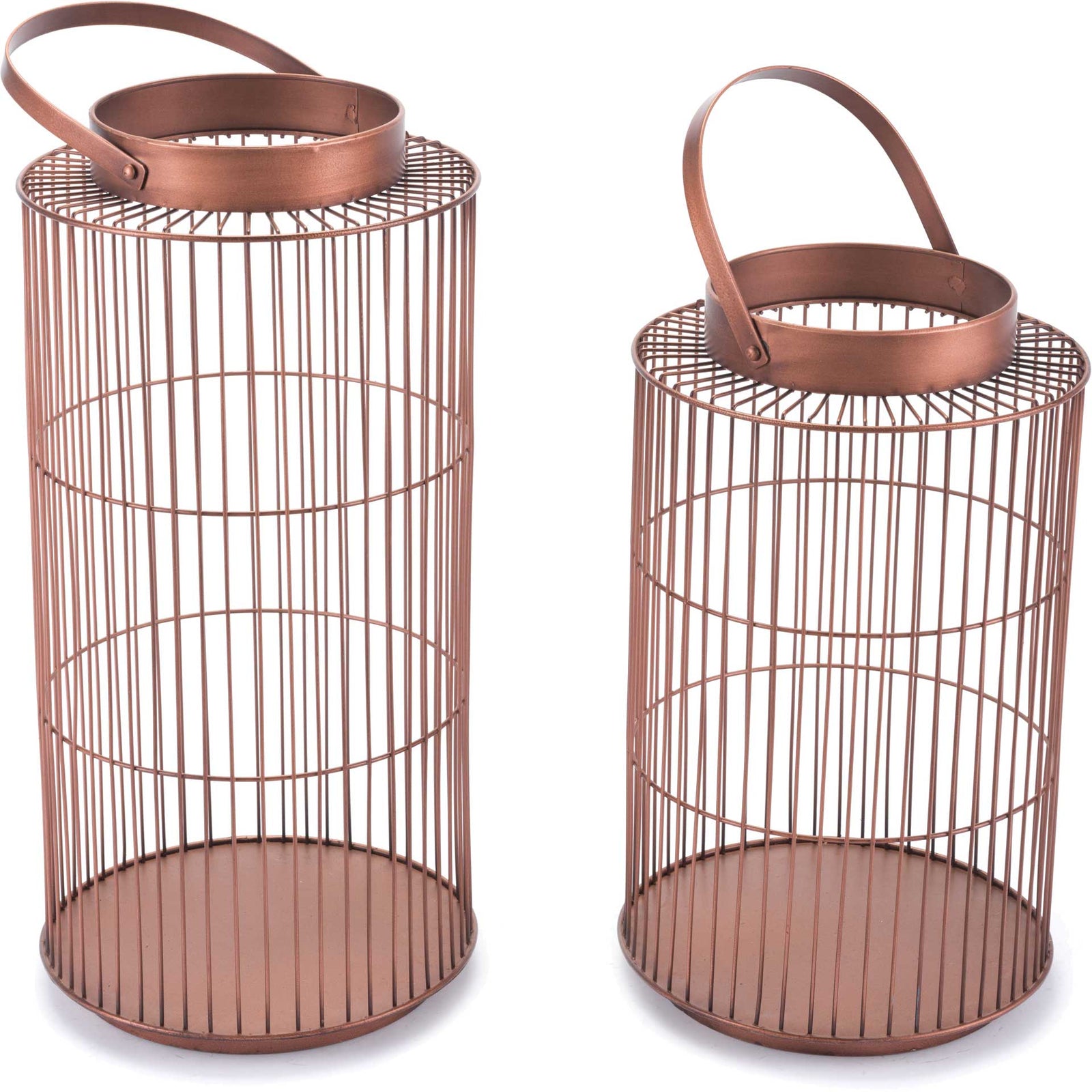 Wired Lanterns Bronze (Set of 2)