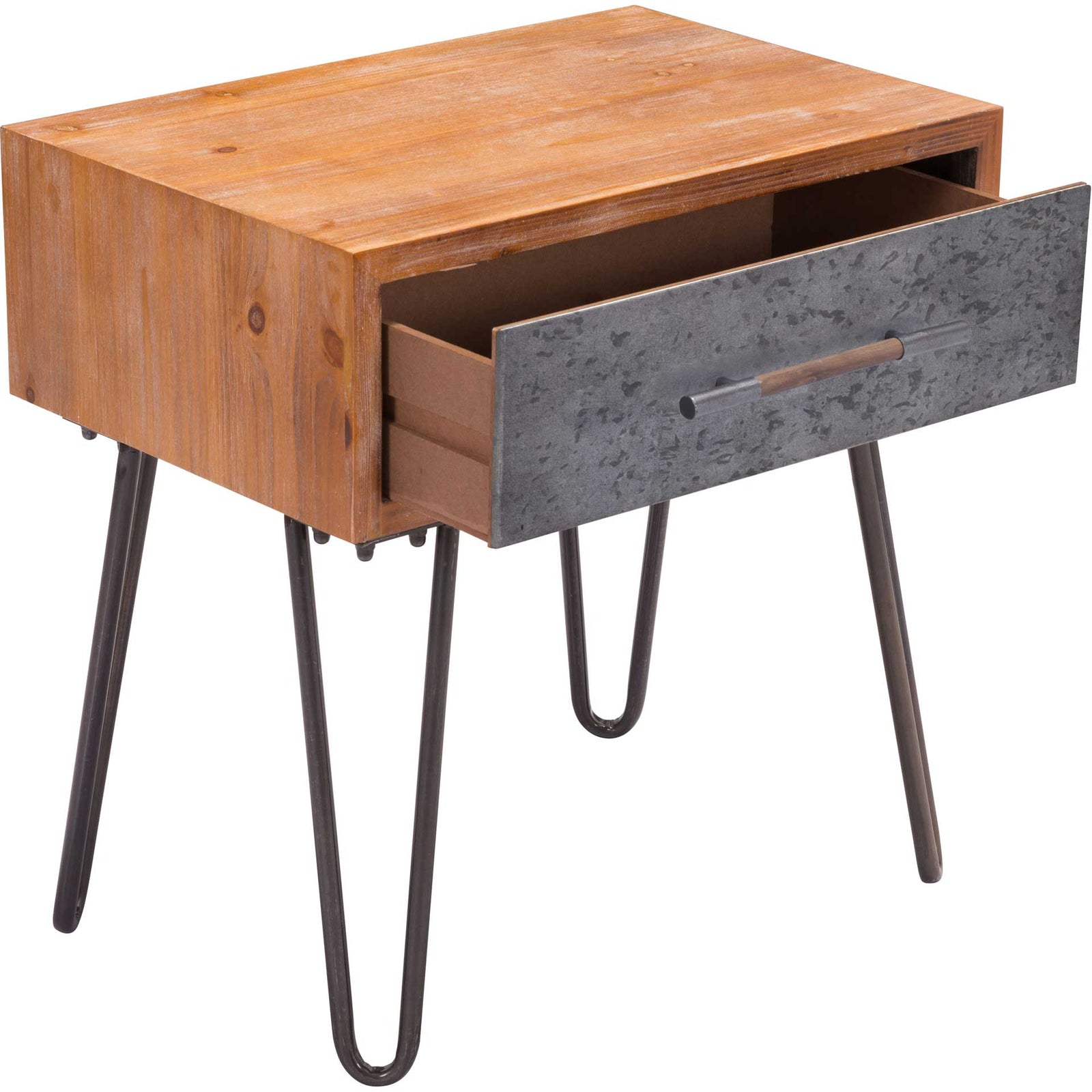 Metal End Table Antique