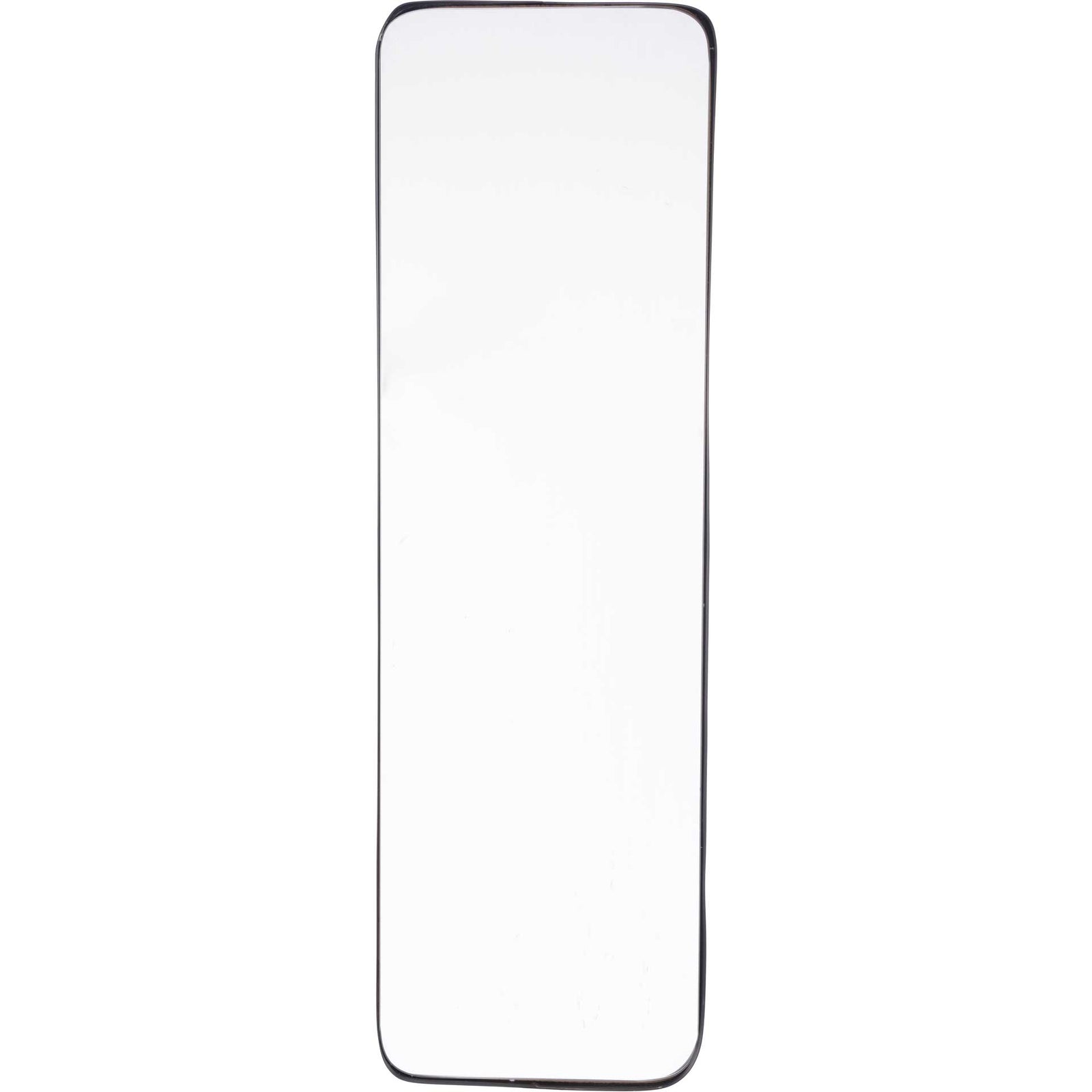 Metal Rectangular Mirror Black