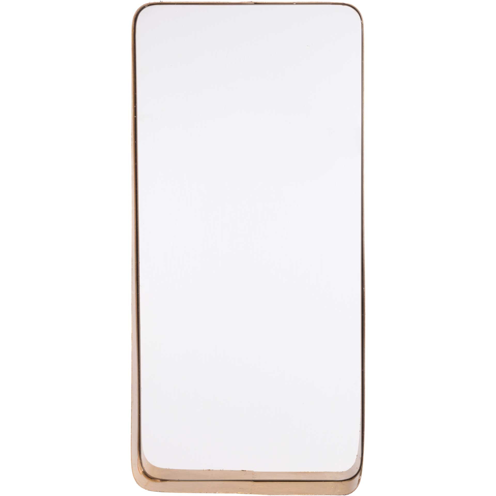 Sloping Tall Mirror Gold