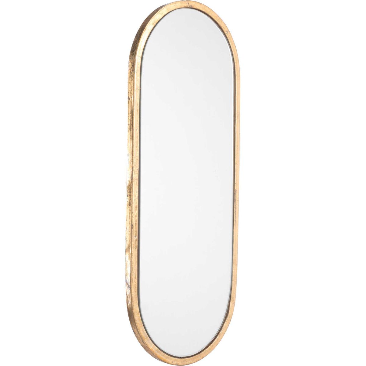Oval Gold Mirror