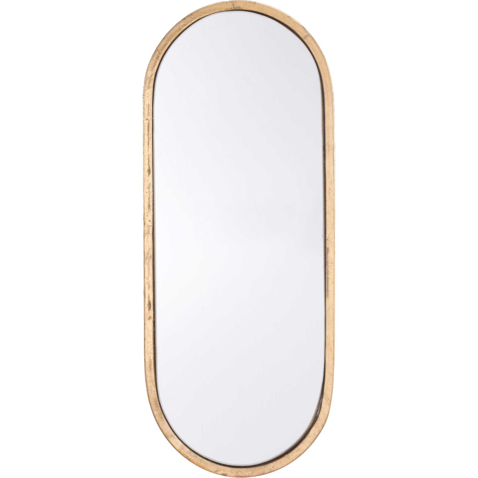 Oval Gold Mirror