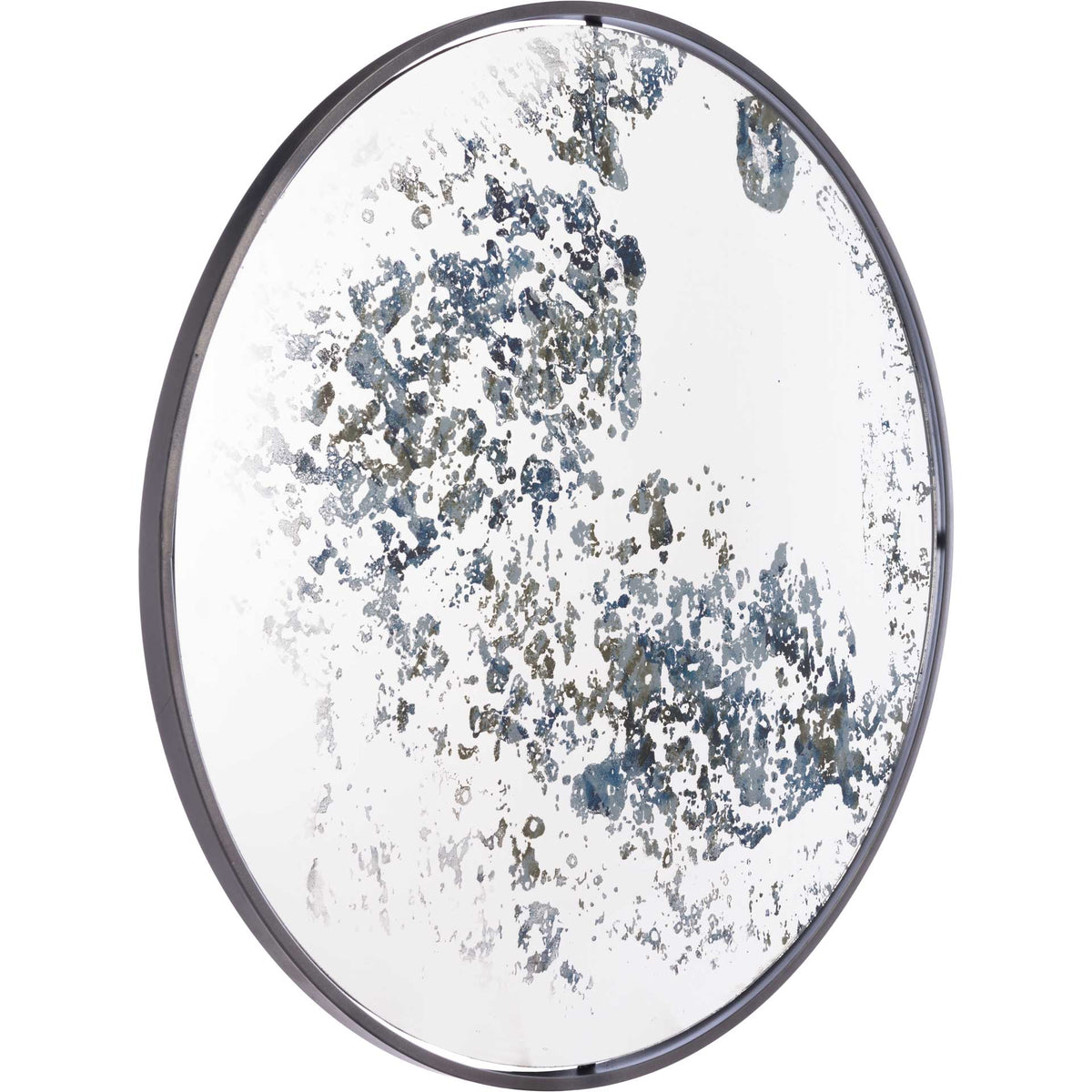 Antique Finish Round Mirror