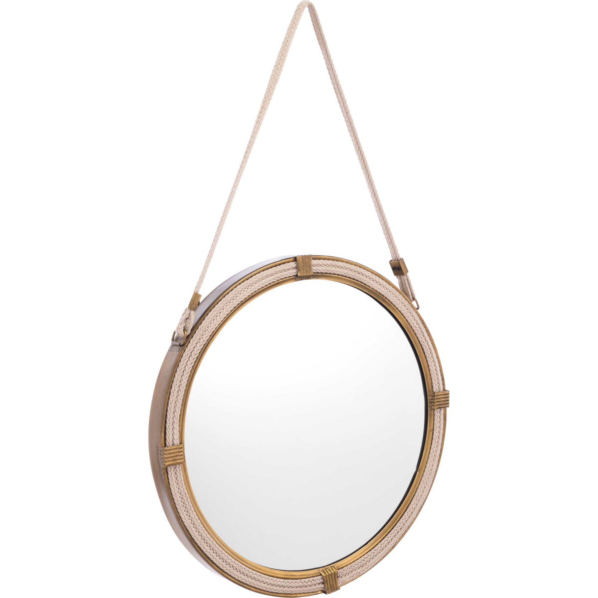Knot Mirror Brass