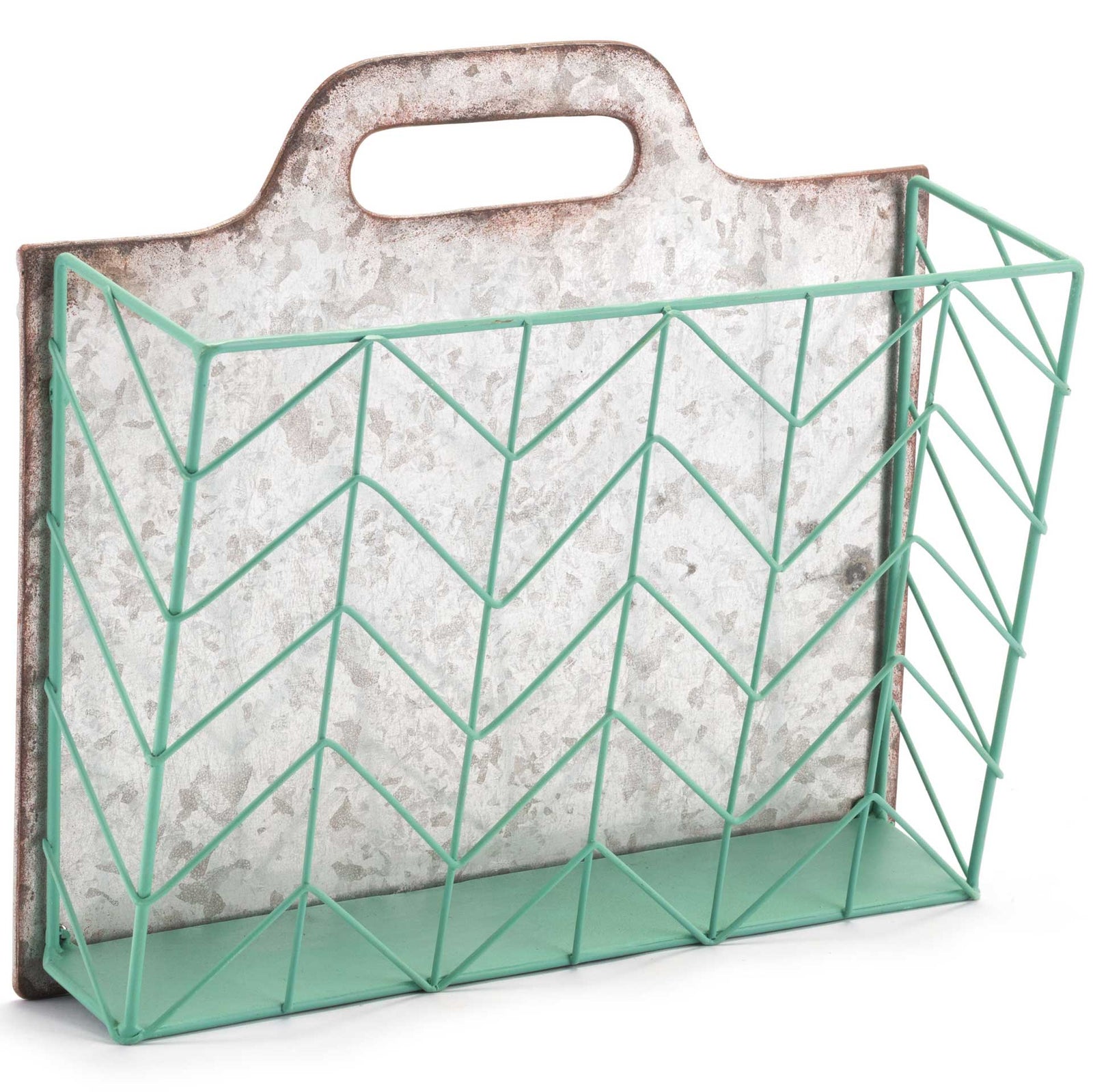 Cartas Wall Basket Blue/Green