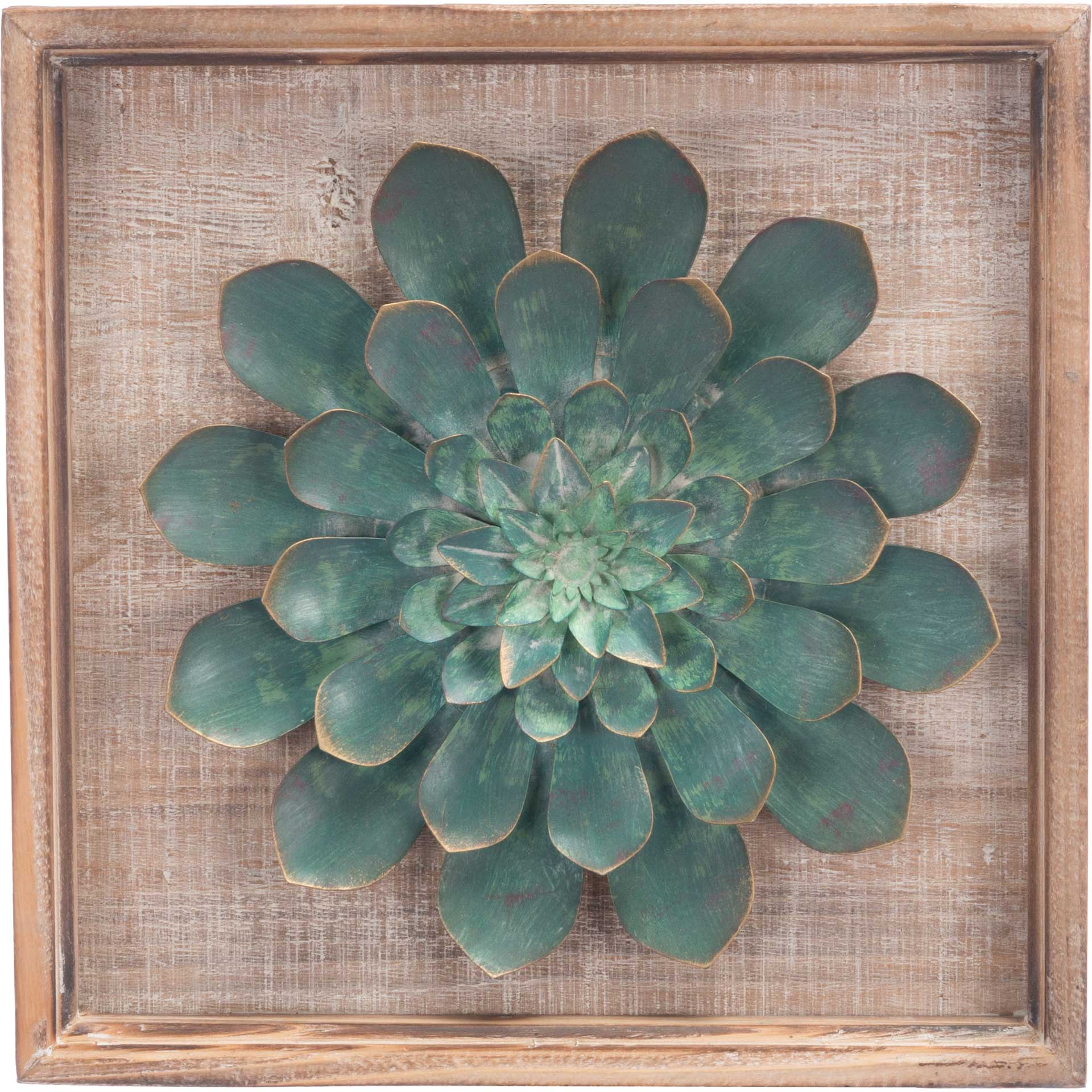 metal succulent wall decor Green Star Succulent Wall Decor