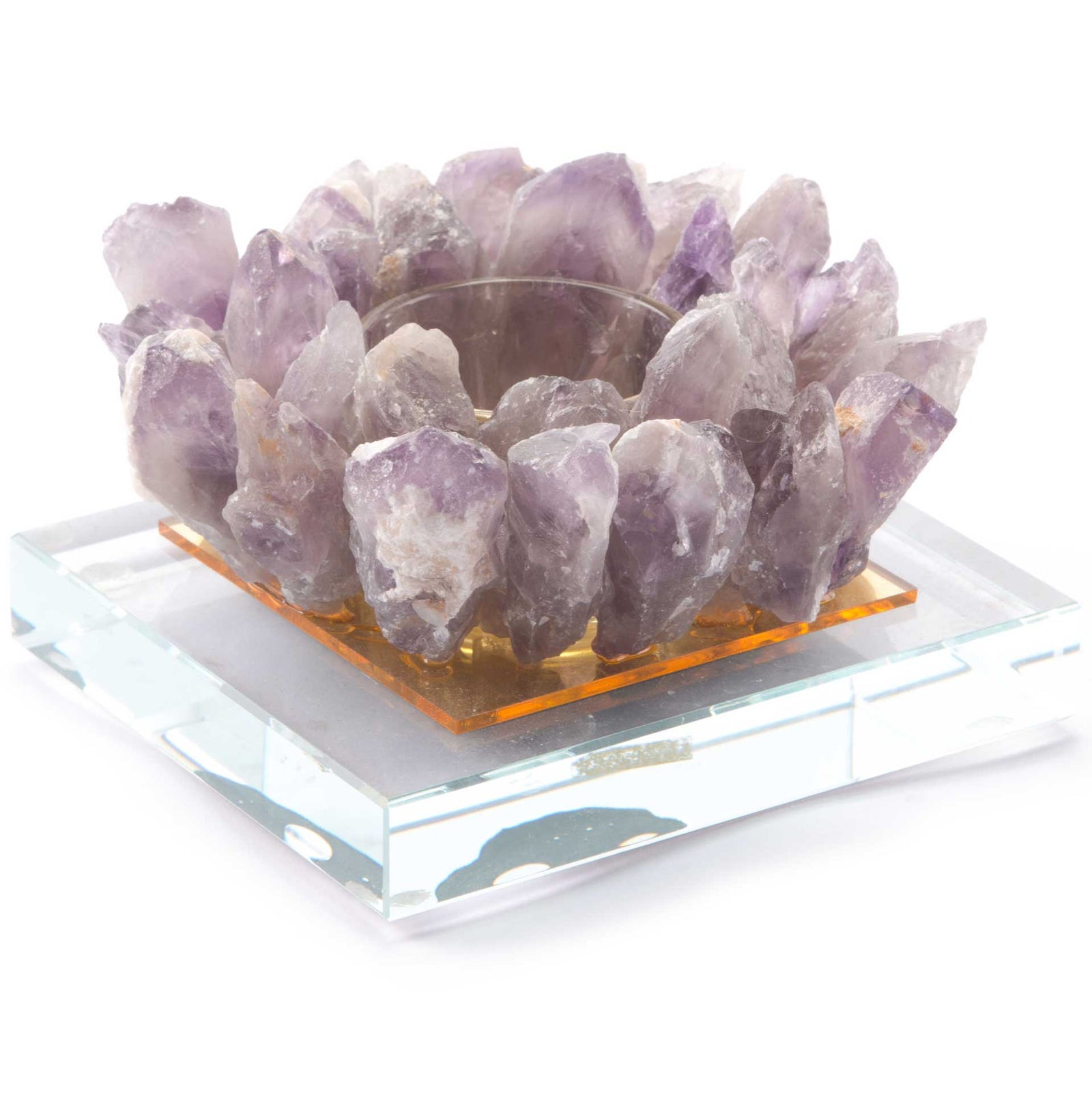 Purple Candle Holder Purple