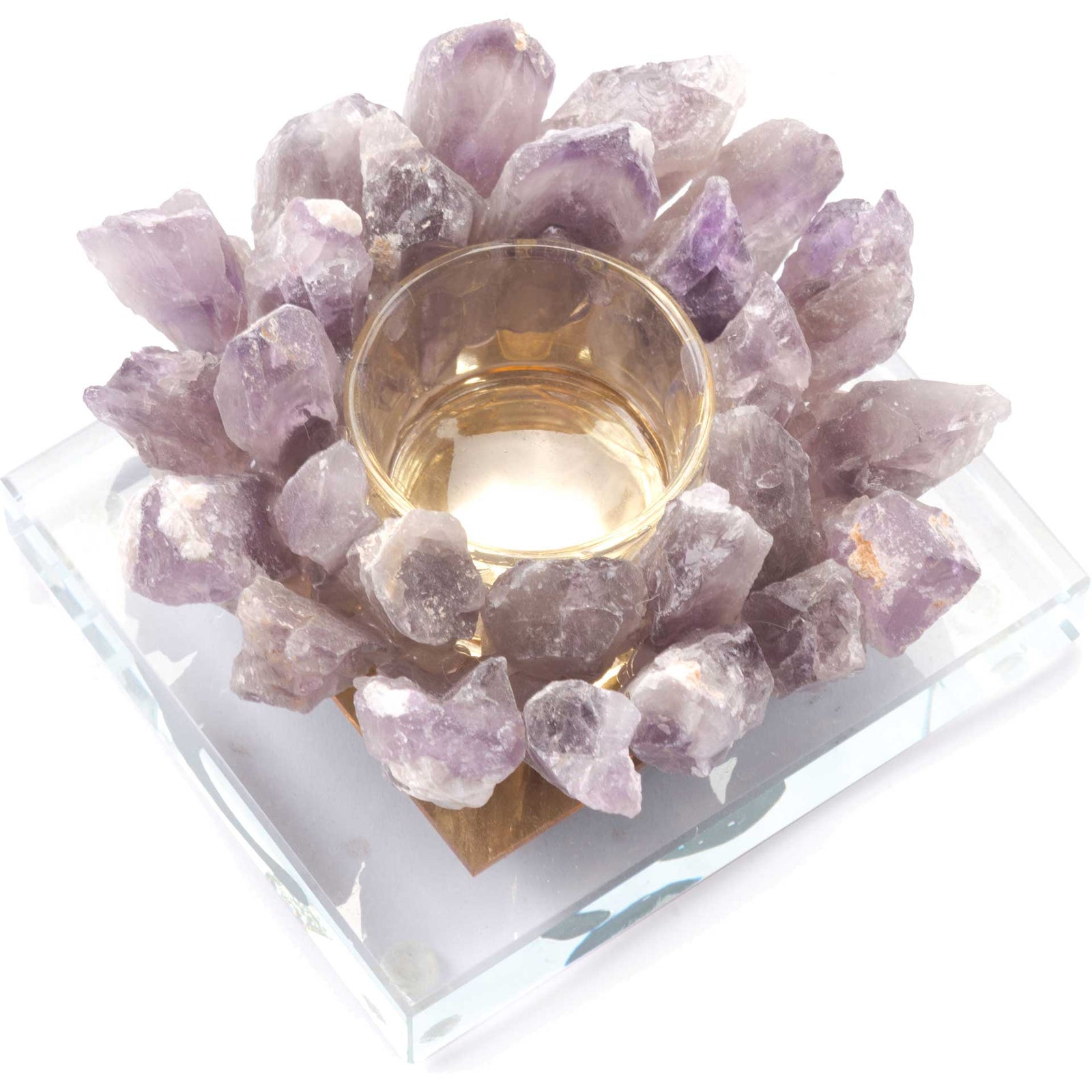 Purple Candle Holder Purple