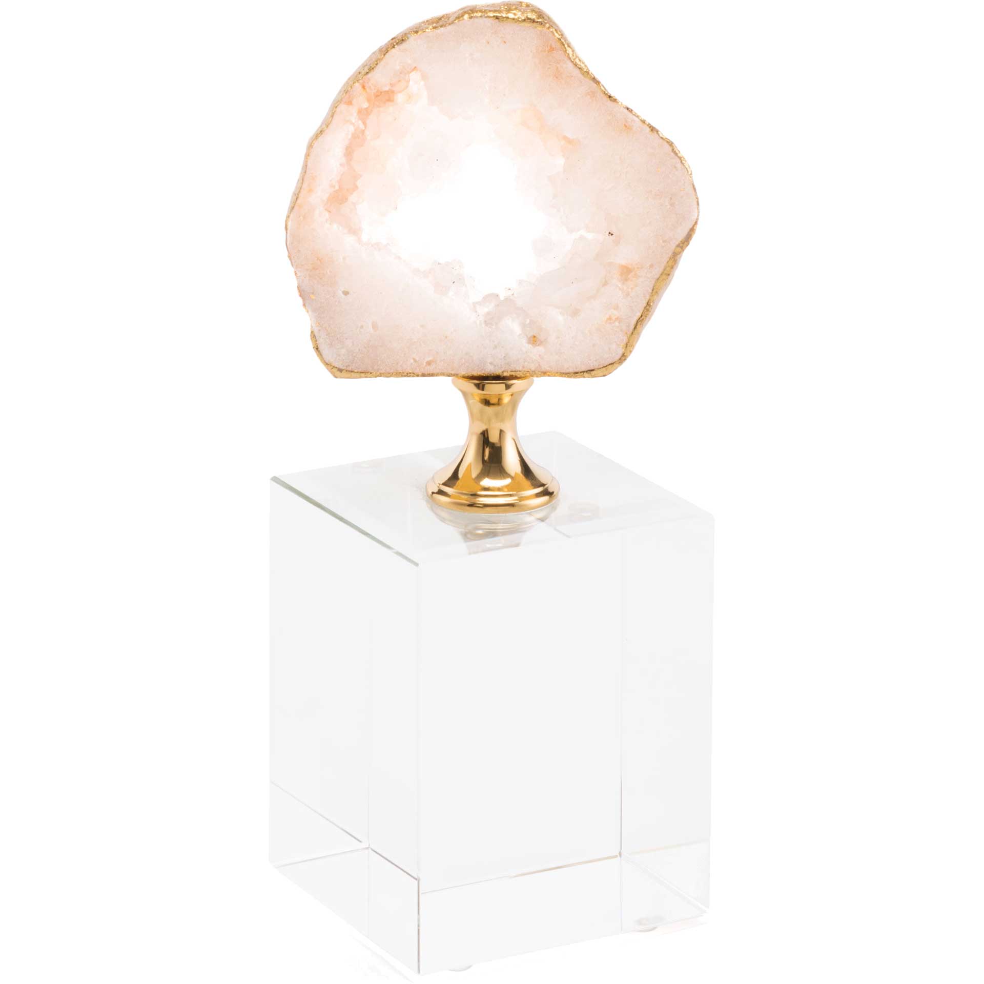 Crystal Stone Figurine White