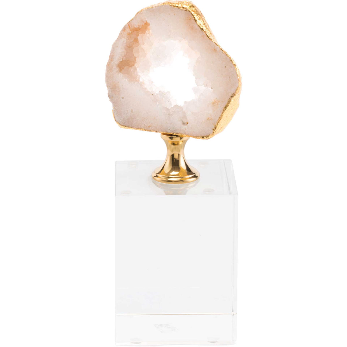 Crystal Stone Figurine White