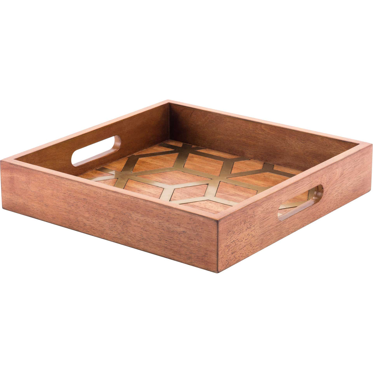 Clover Tray Brown (Set of 2)