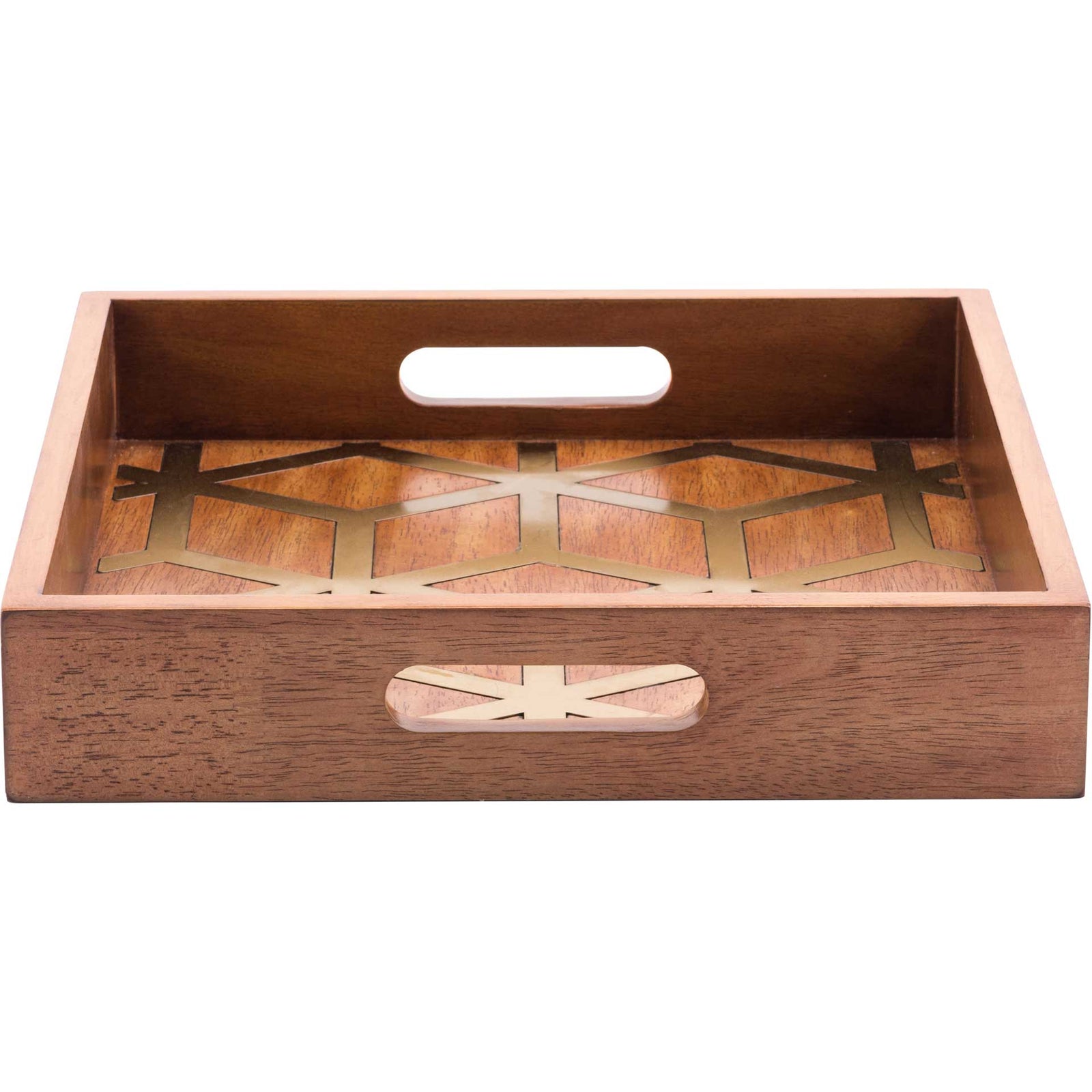 Clover Tray Brown (Set of 2)