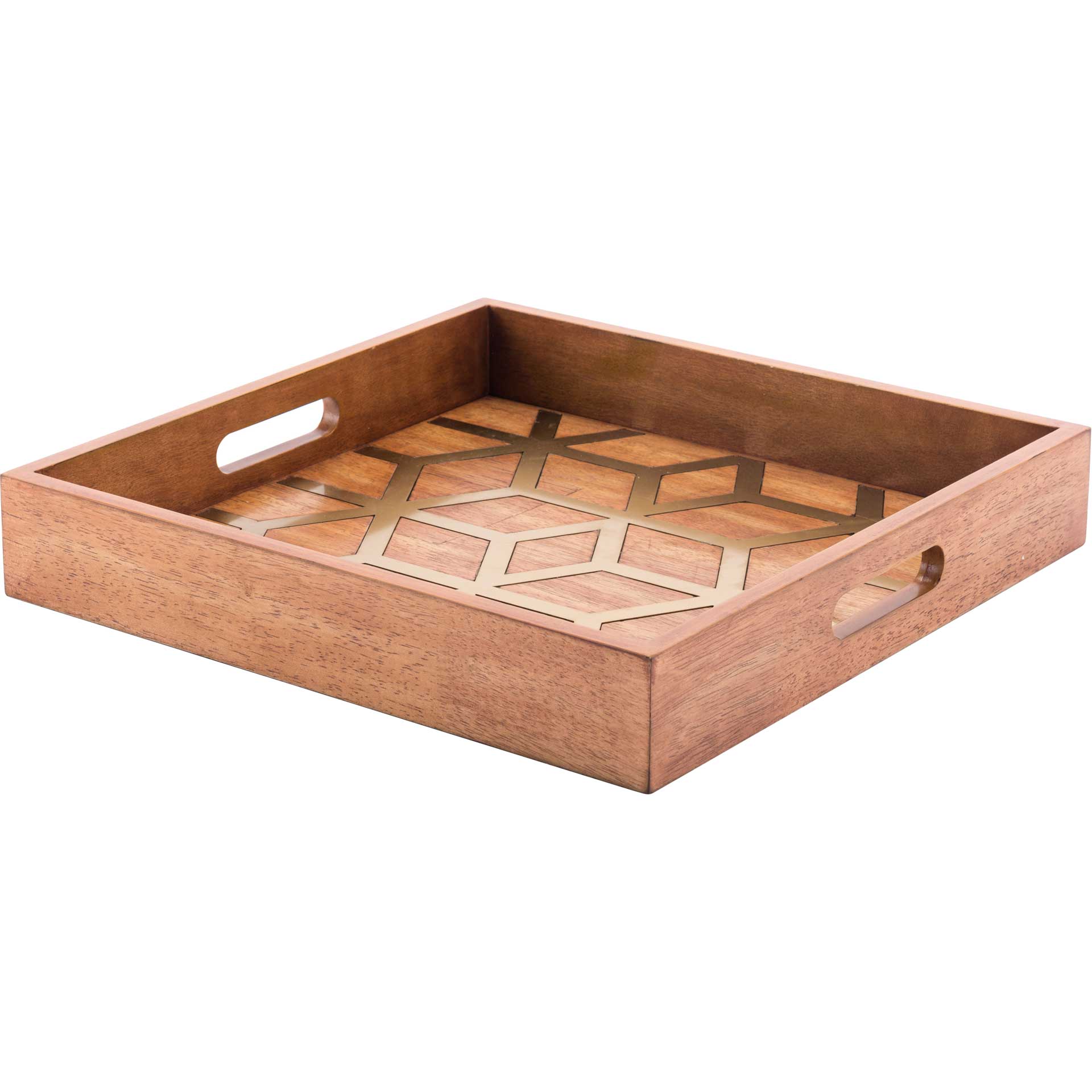 Clover Tray Brown (Set of 2)
