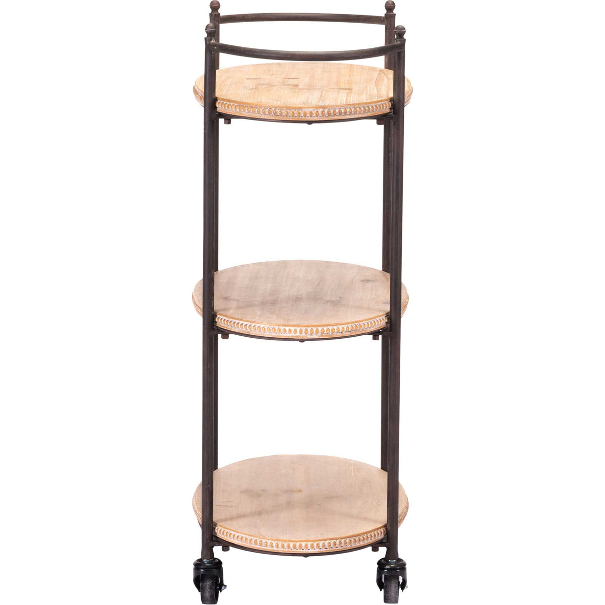 Tri Level Bar Cart Brown