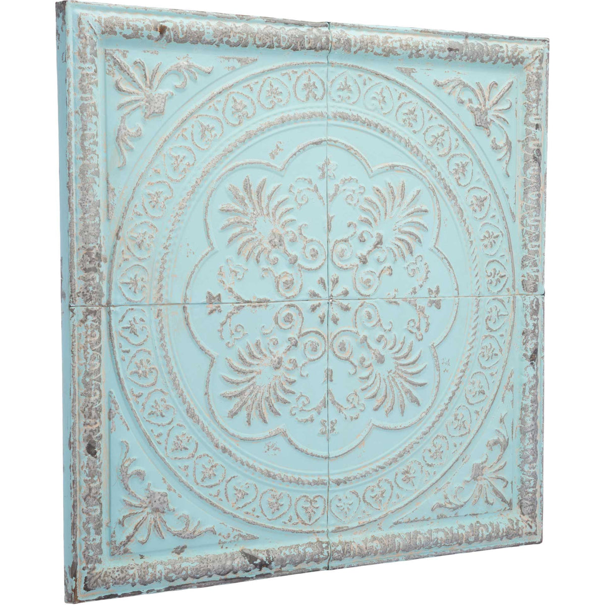 Ancient Plaque Distressed Blue