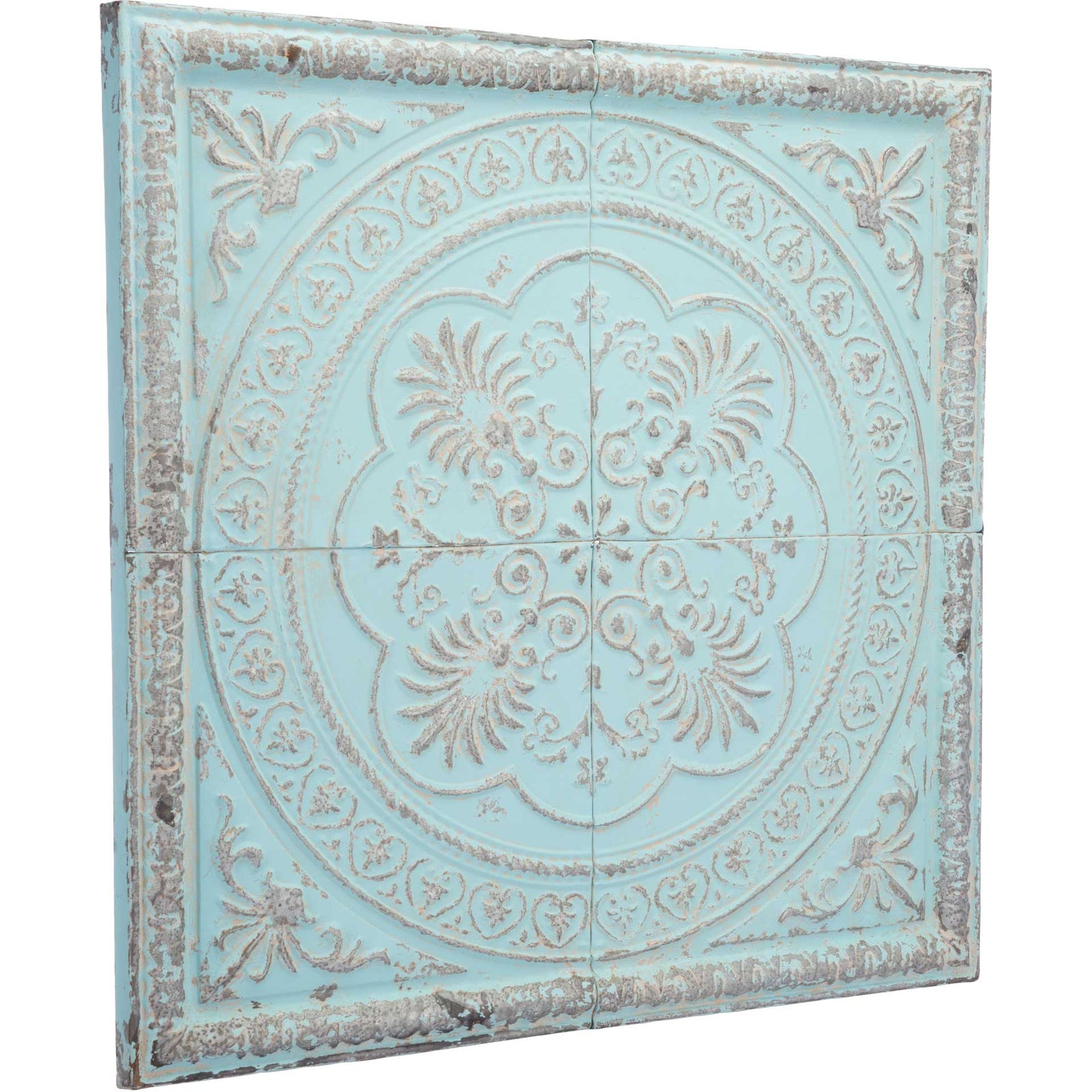 Ancient Plaque Distressed Blue