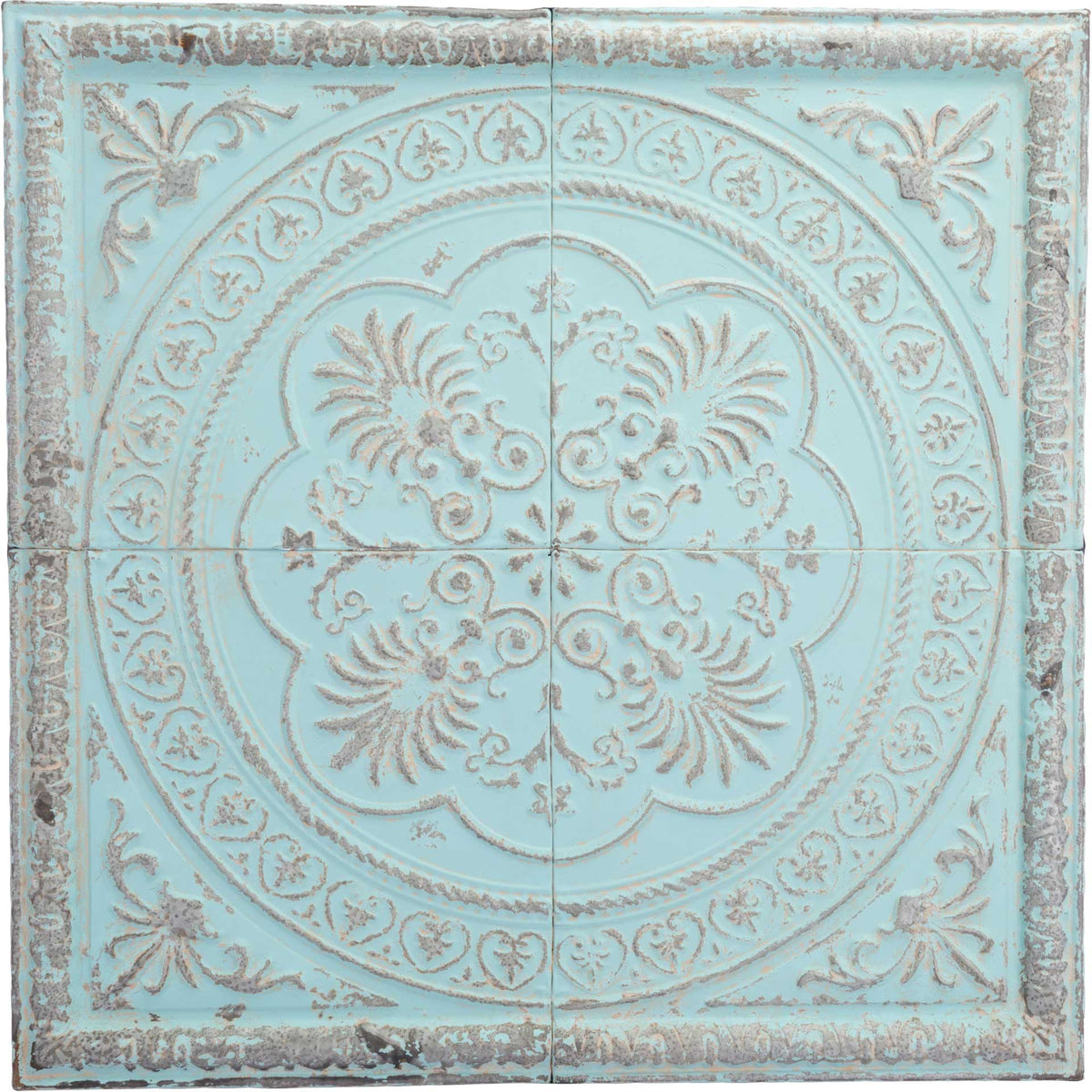Ancient Plaque Distressed Blue
