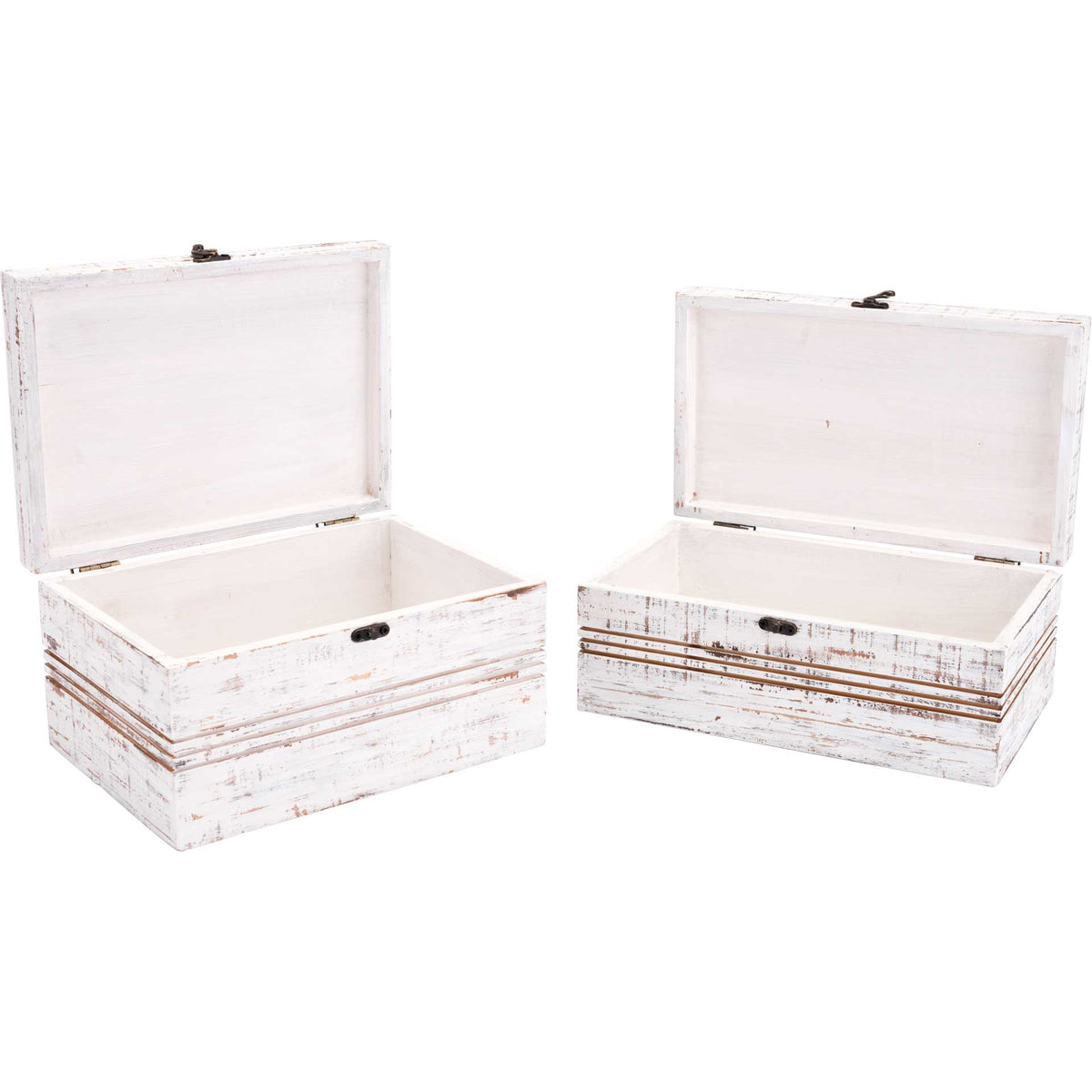 Rhombus Antique Box White