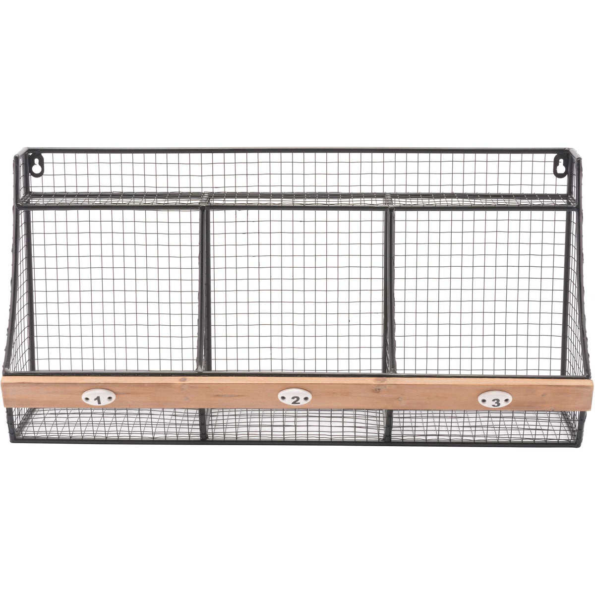 Numbers Wall Shelf Black