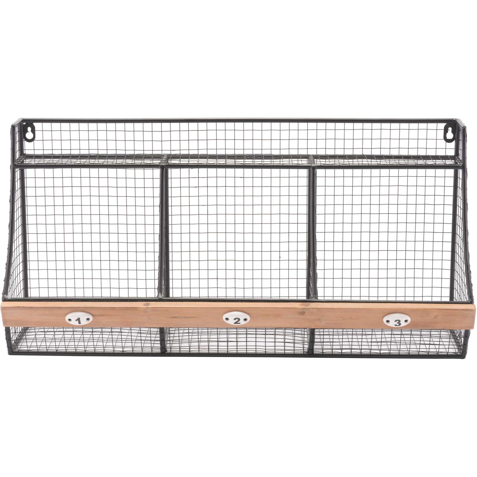 Numbers Wall Shelf Black