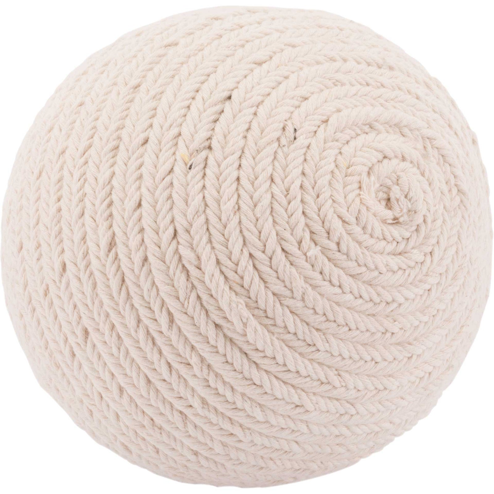 Tribal Ball Spiral Knot White