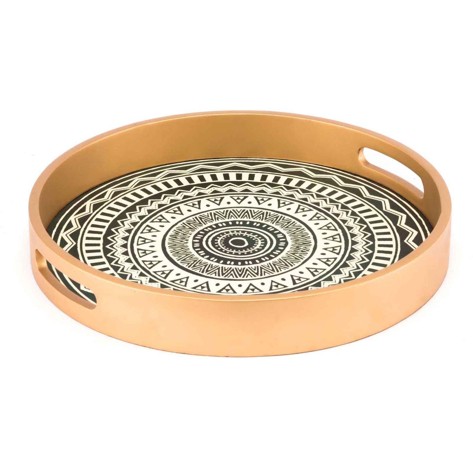 Tribal Sun Tray Gold