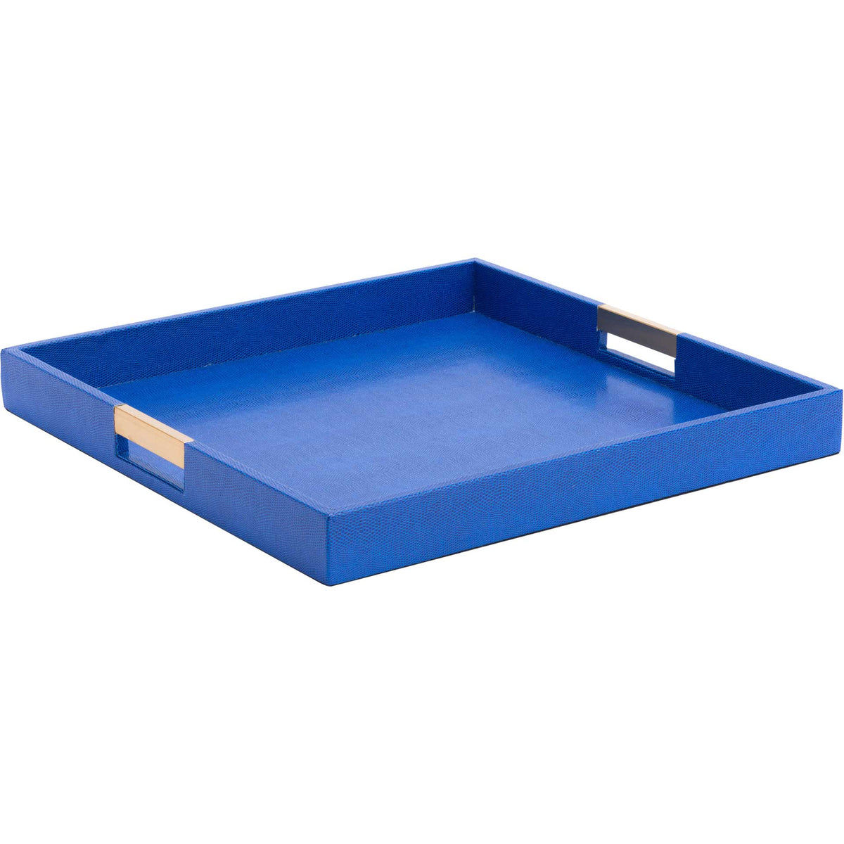 Camba Lizard Skin Tray Blue (Set of 3)