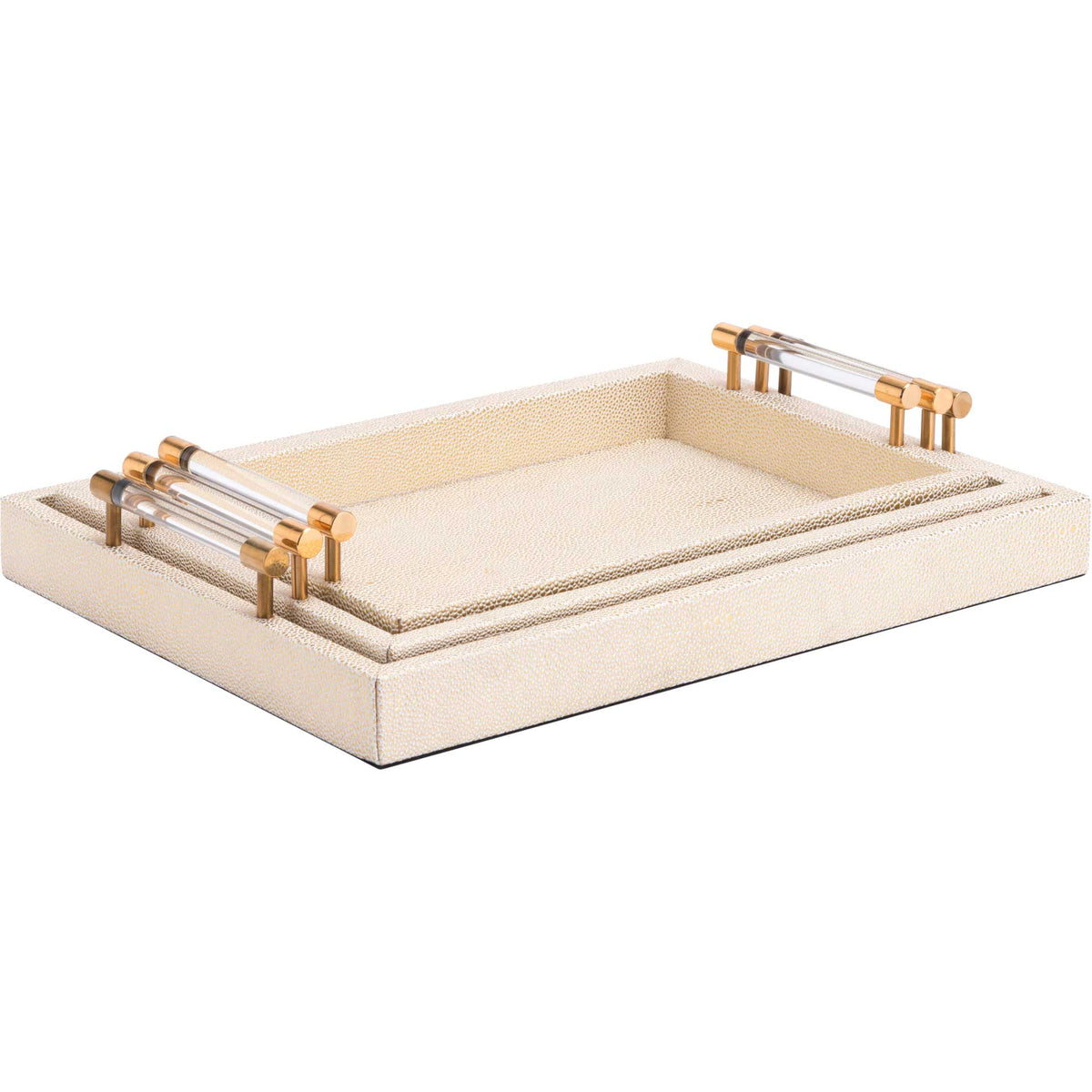 Gela Tray Cream (Set of 3)