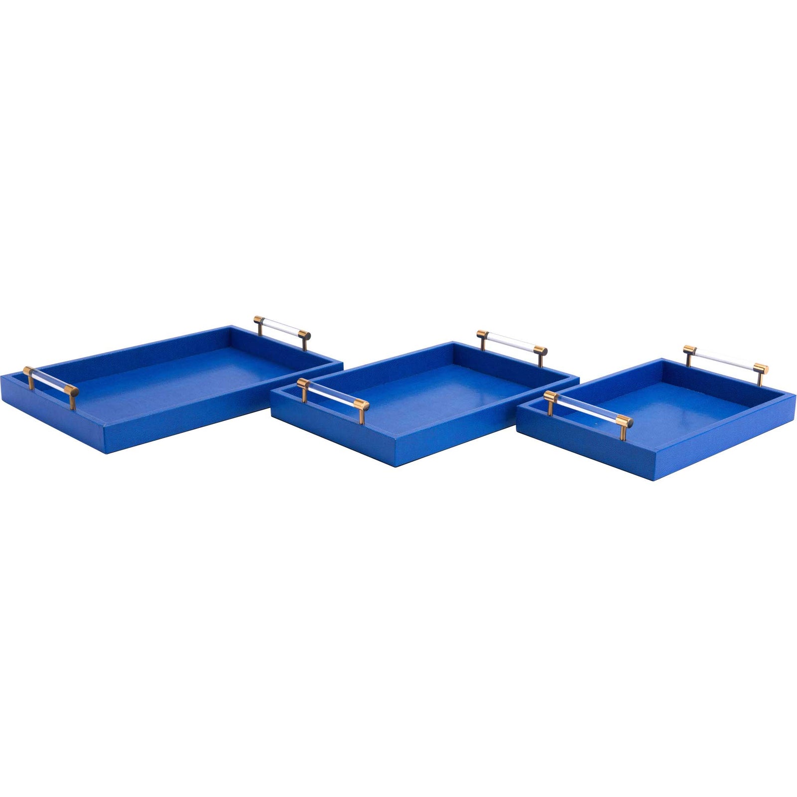 Gela Tray Blue (Set of 3)