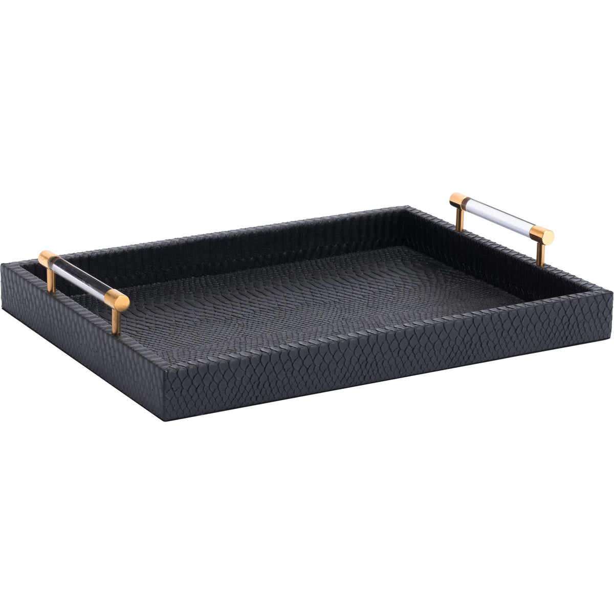 Gela Tray Black (Set of 3)