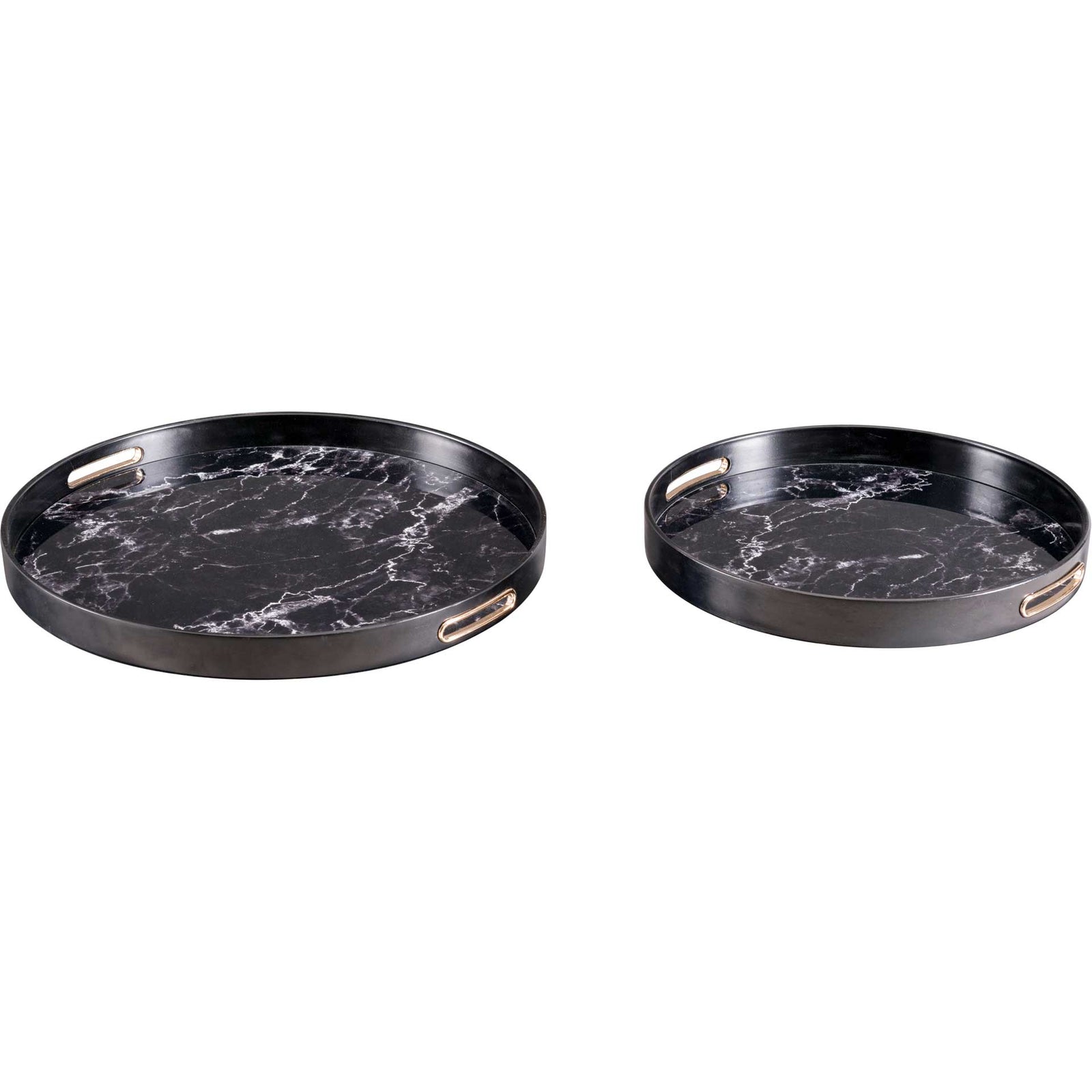 Mundi Tray Black (Set of 2)
