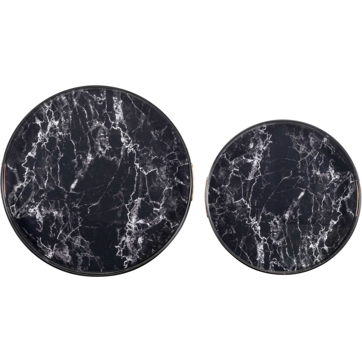 Mundi Tray Black (Set of 2)