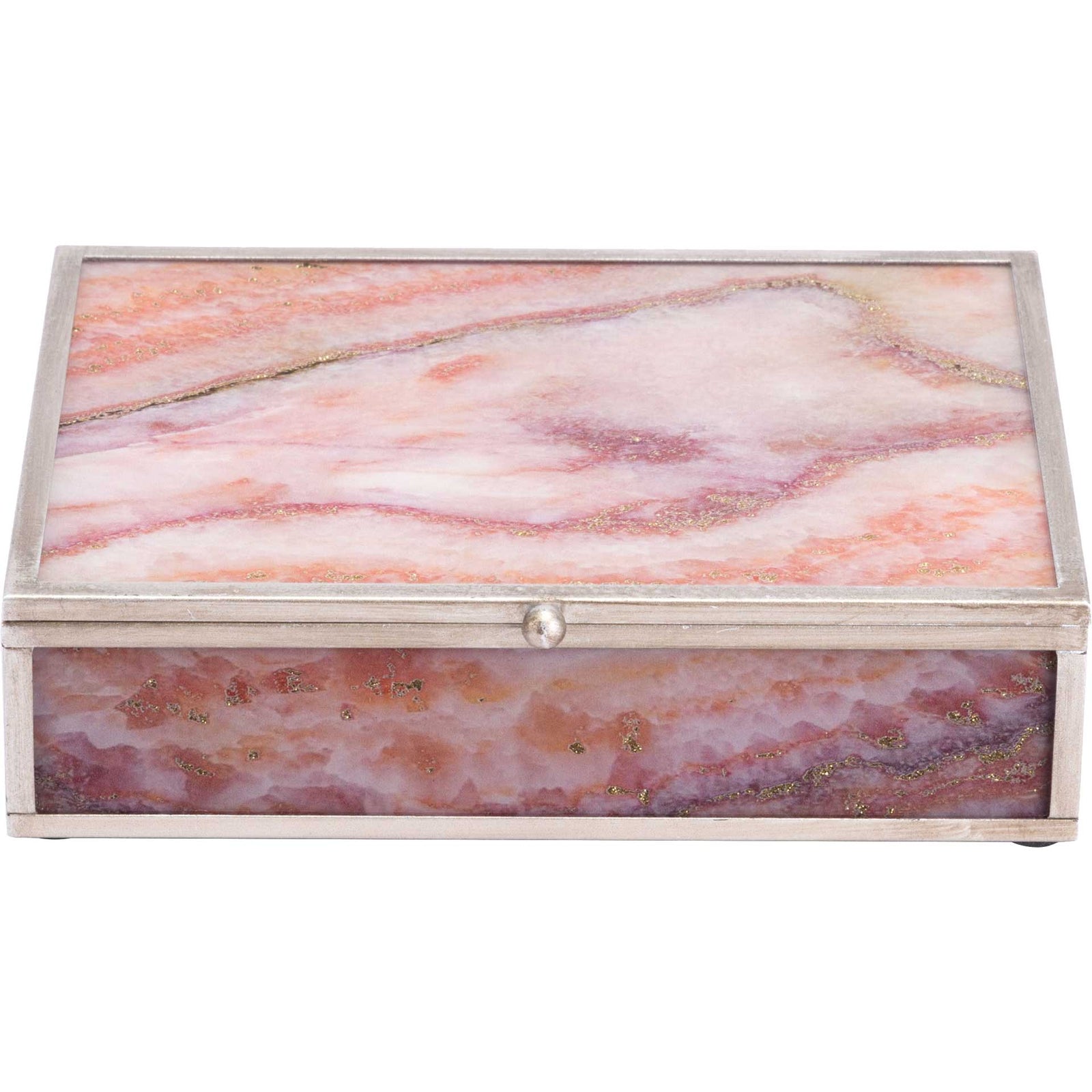 Mundi Boxes Pink Geode (Set of 2)