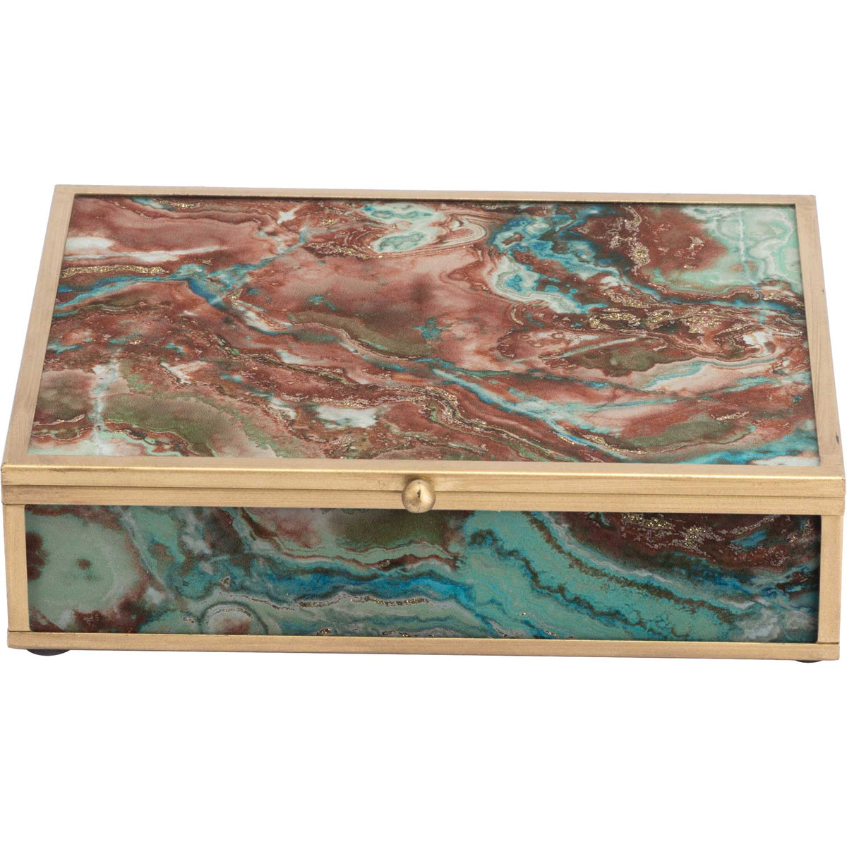 Mundi Boxes Brown Geode (Set of 2)