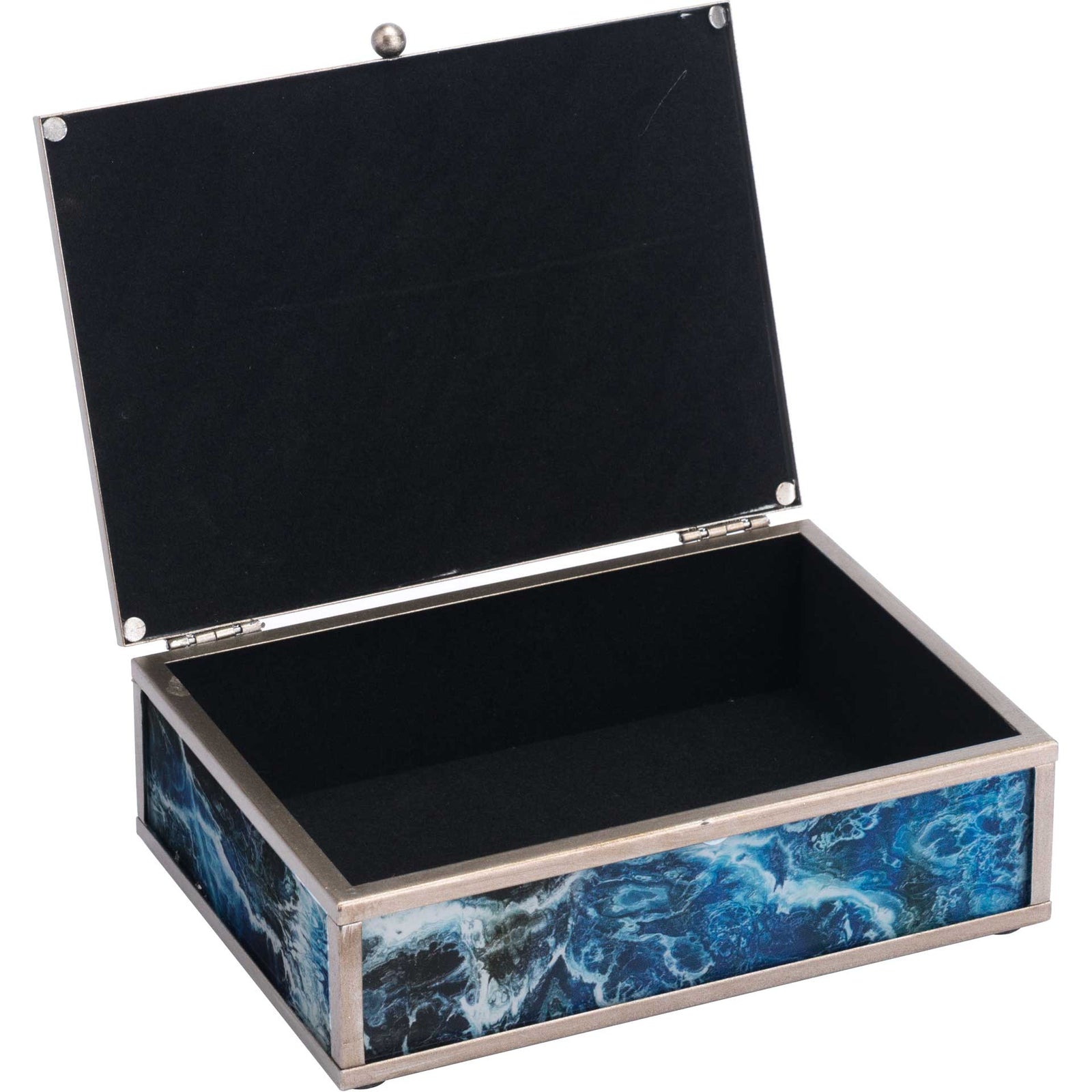 Mundi Boxes Blue Geode (Set of 2)