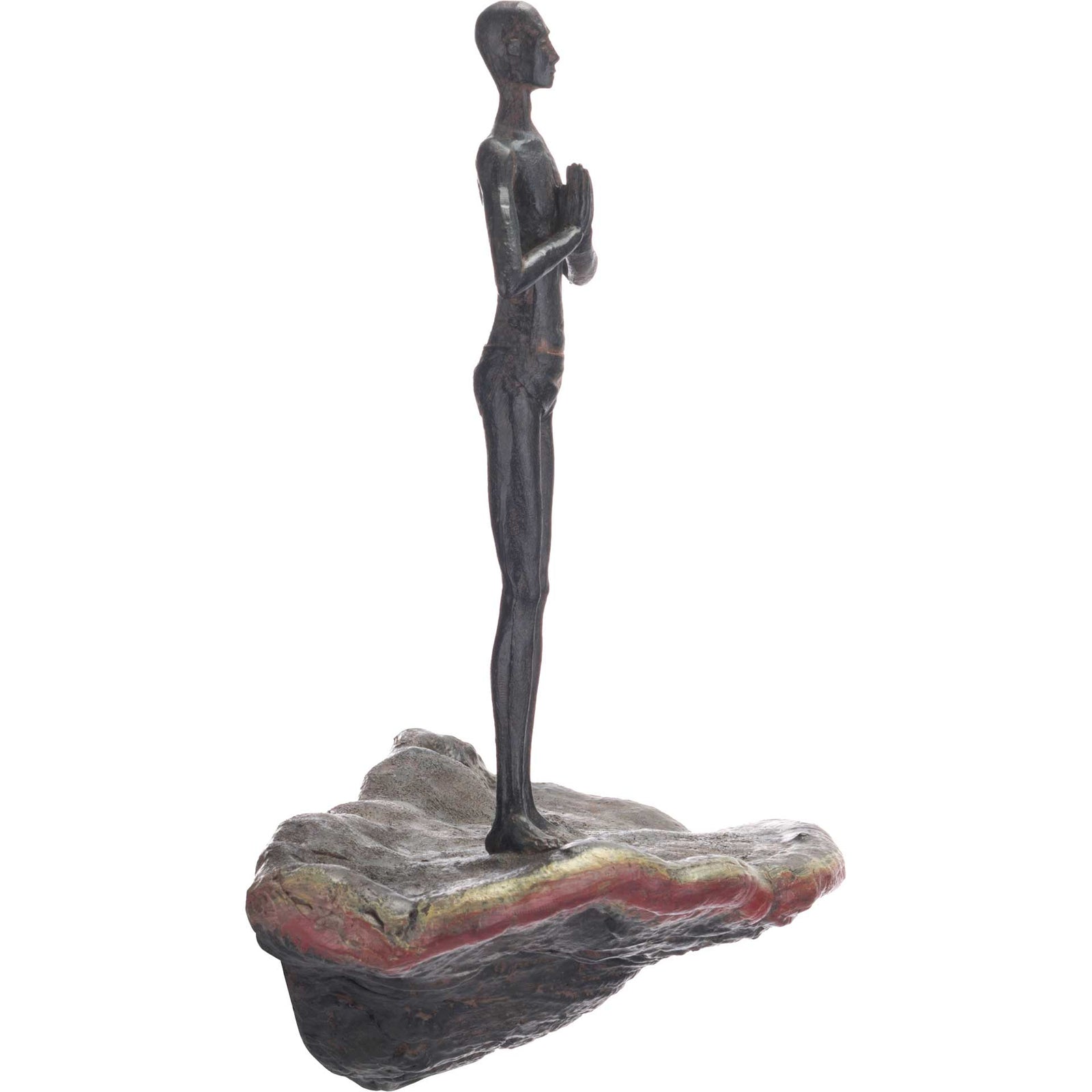 Waiting Figurine Wall Decor Bronze