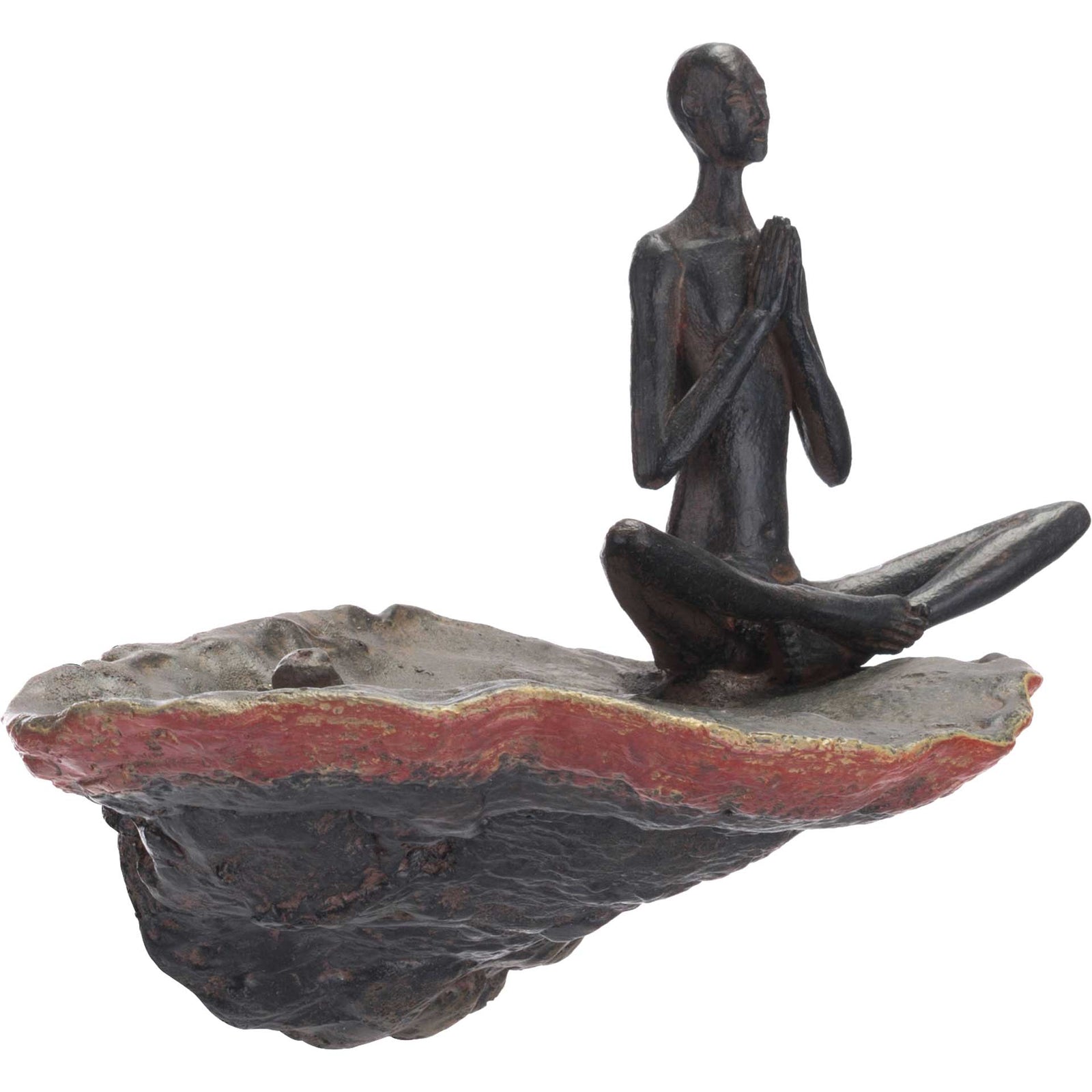 Thinking Figurine Wall Decor Bronze