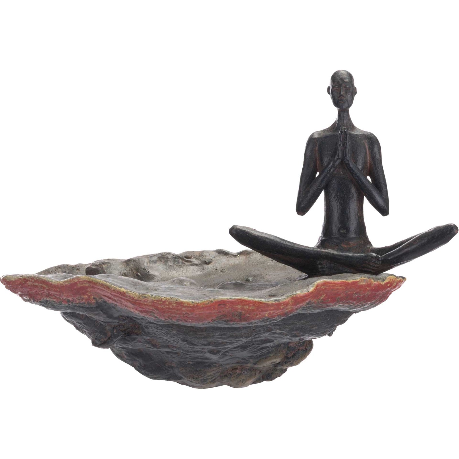 Thinking Figurine Wall Decor Bronze