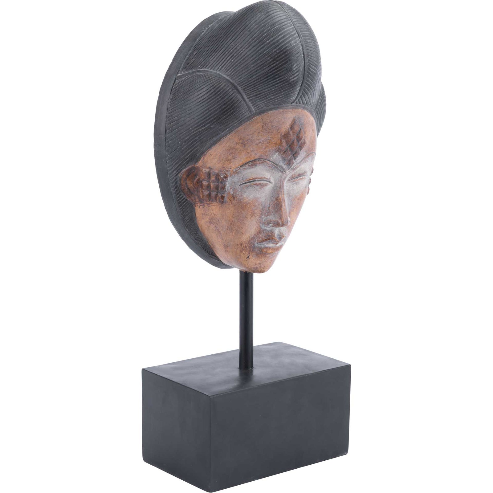 Tribal Portrait Sculpture Multicolor