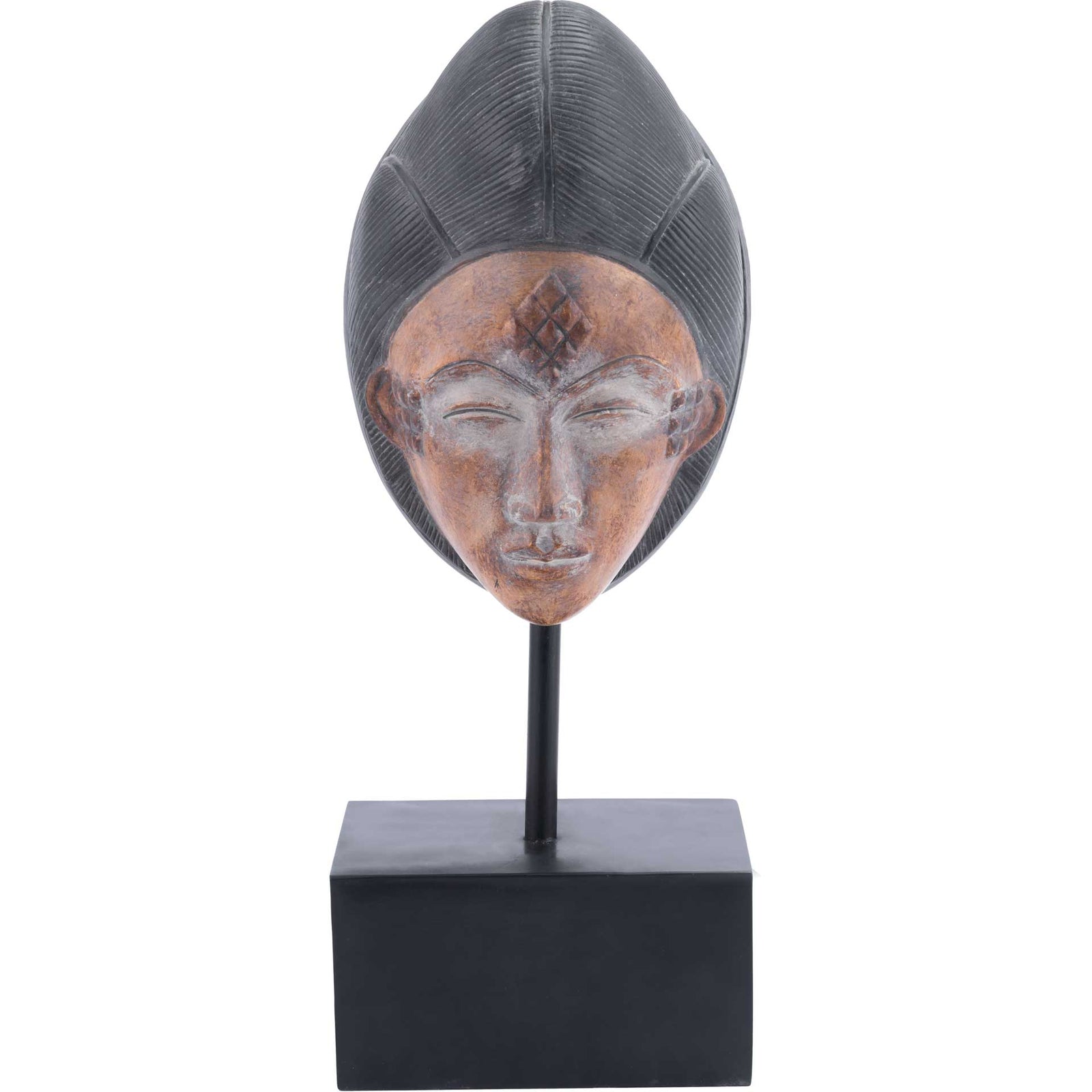 Tribal Portrait Sculpture Multicolor