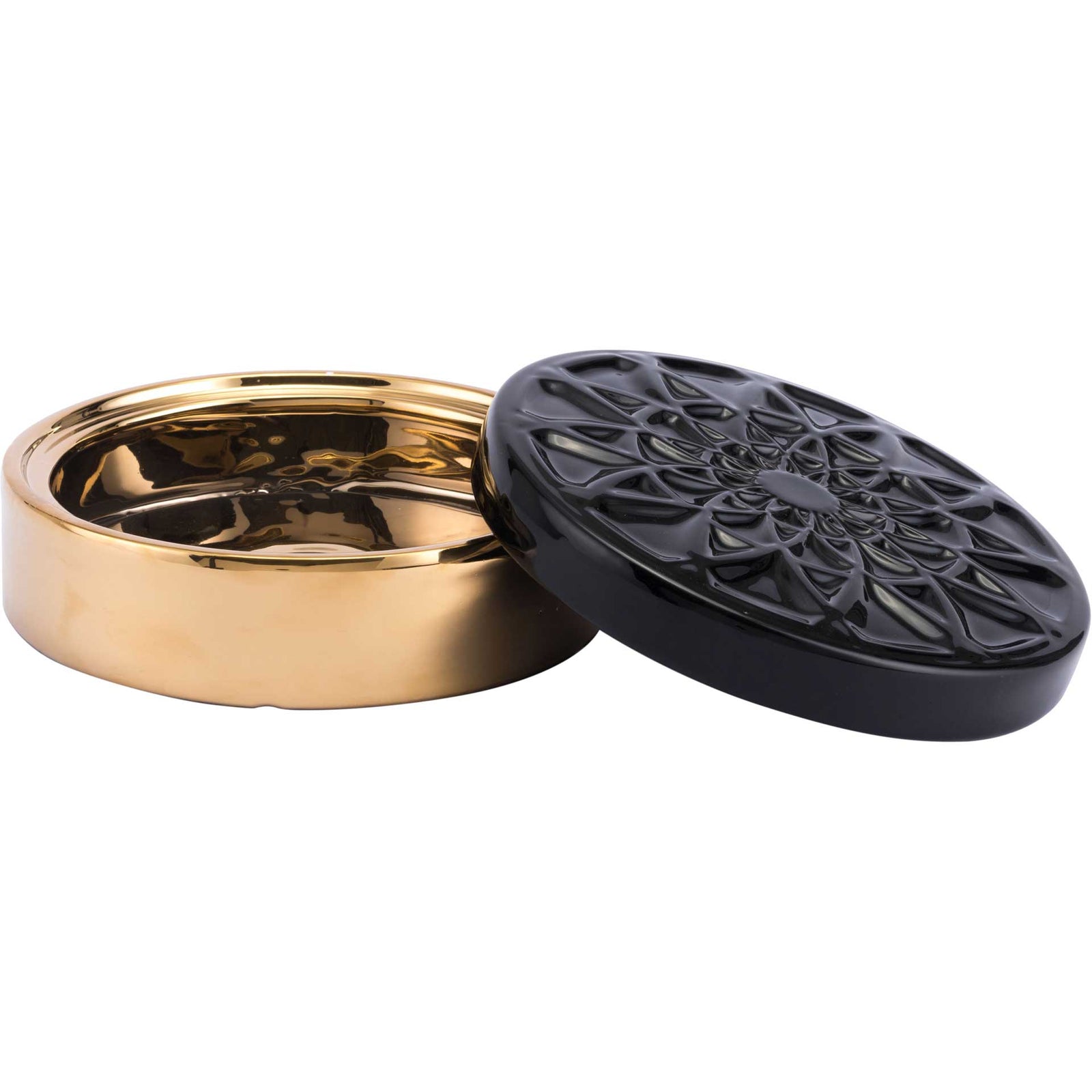 Roseton Box Black/Gold