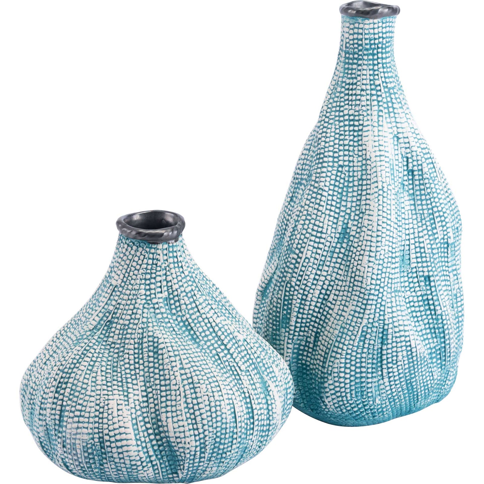 Silica Vase Teal